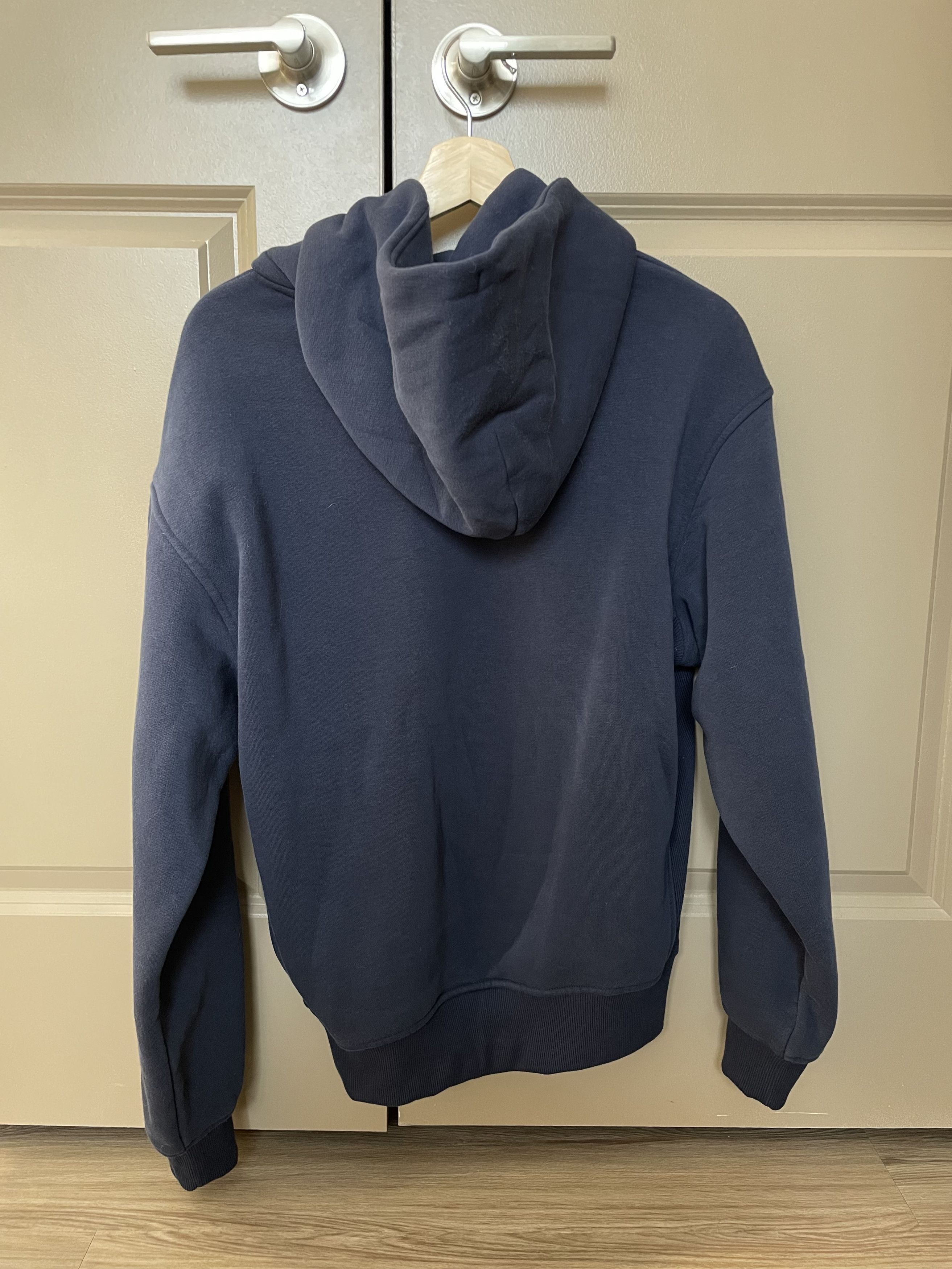 Everlane Everlane Navy Fleece Hoodie Size US XS / EU 42 / 0 - 2 Thumbnail