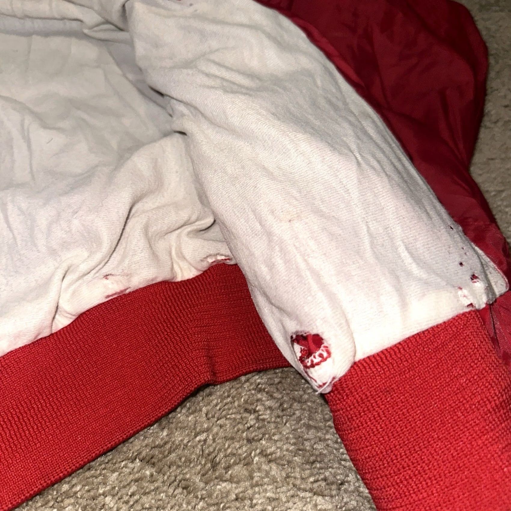 Vintage VINTAGE Radius Varsity Jacket Mens XL Bomber 70s 80s Made in USA Red White Size US XL / EU 56 / 4 - 5 Thumbnail