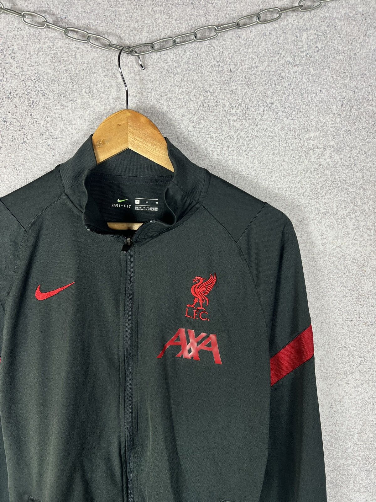 Nike Nike Liverpool 2020 2021 Full Zip Top Jacket Soccer Kit Size US M / EU 48-50 / 2 - 2 Thumbnail