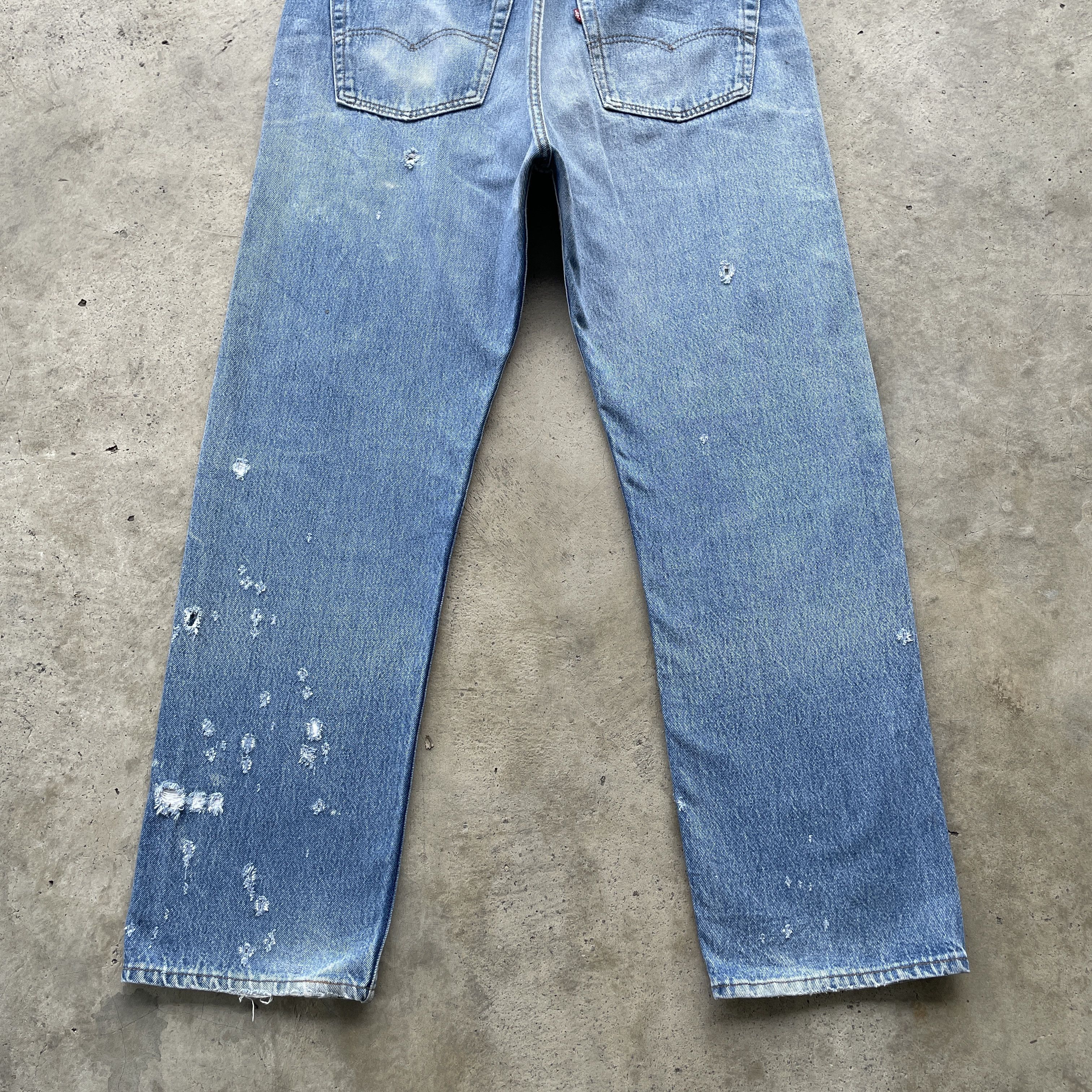 Levi's Vintage Clothing Vintage Levi’s 501 USA Sick Denim Jeans Pants Thrashed W37 Size US 37 - 14 Thumbnail