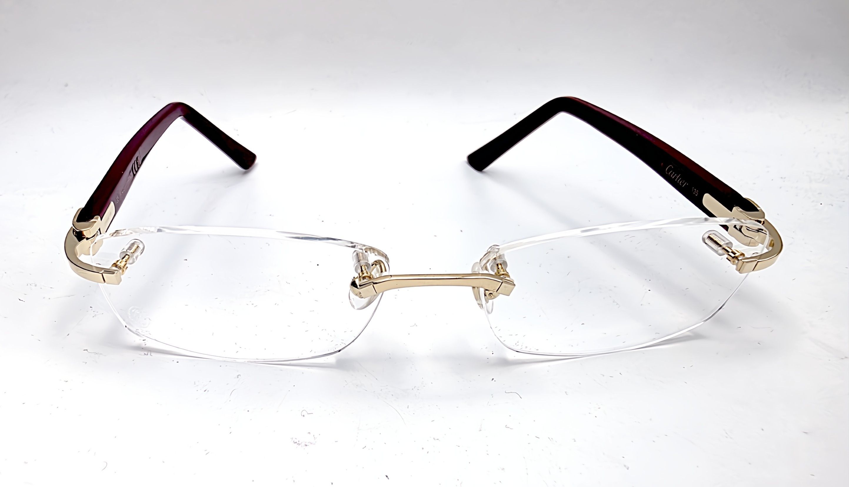 Cartier NEW! Cartier Glasses Canazei Burgandy CT0048O Size ONE SIZE - 6 Thumbnail