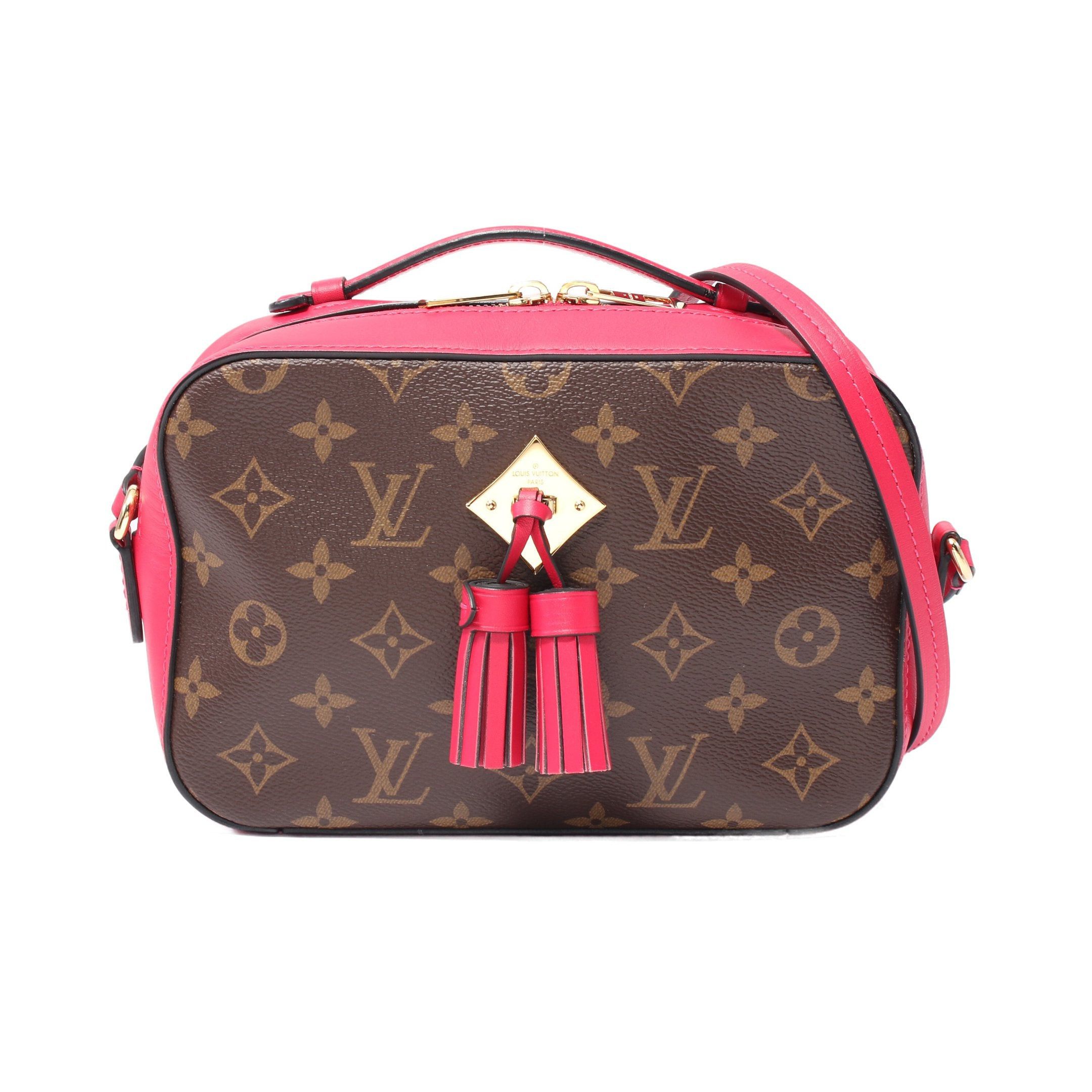 Louis Vuitton Louis Vuitton Saintonge Monogram Freesia Shoulder Bag Leather Brown Pink Purple Size ONE SIZE - 1 Thumbnail