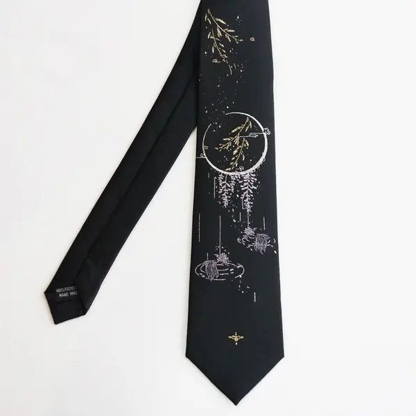 Japanese Brand Outdoor fashion twelve constellations embroidered neck tie Size ONE SIZE - 1 Thumbnail