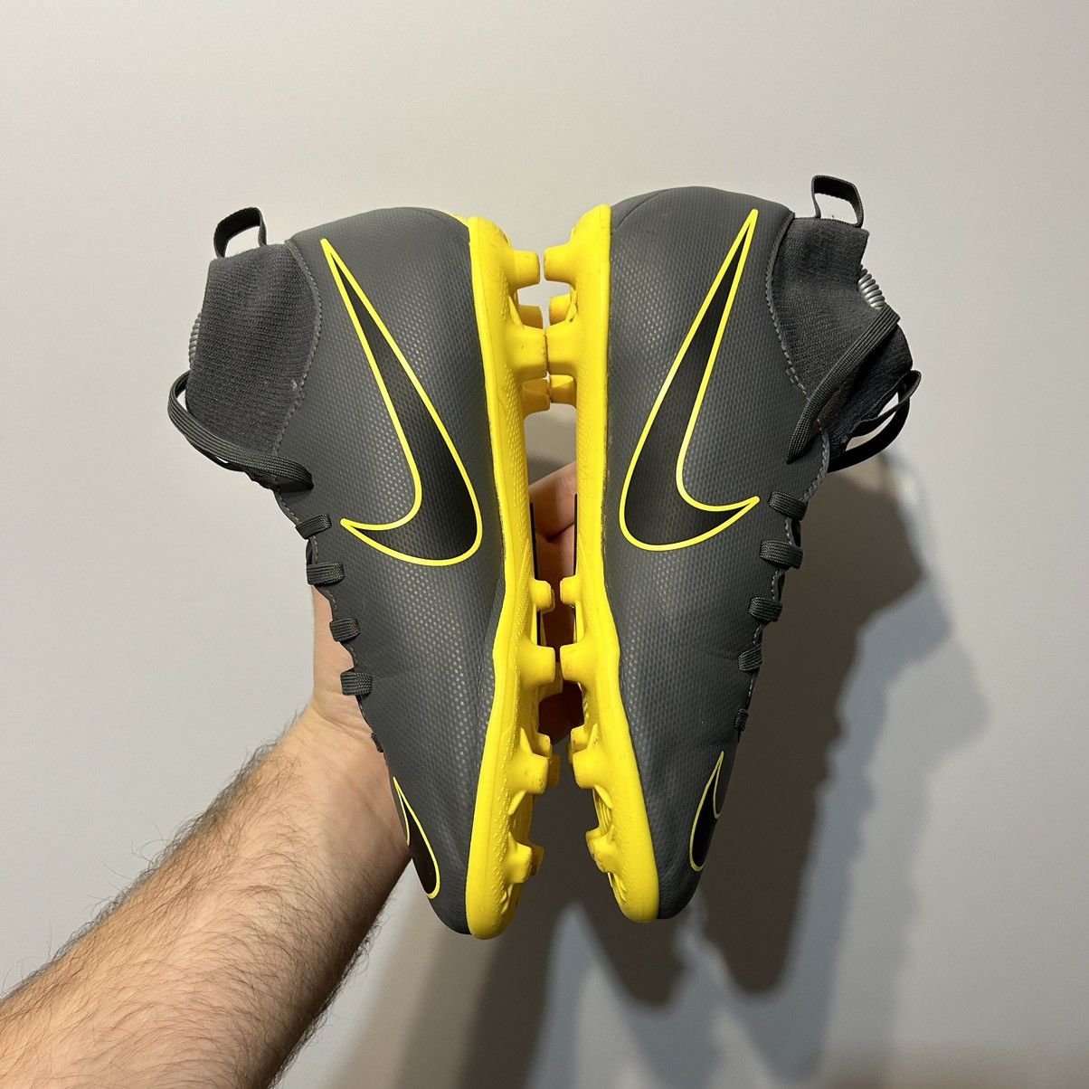 Nike Nike Mercurial football boots grey yellow big logo swoosh Size US 8 / IT 38 - 8 Thumbnail