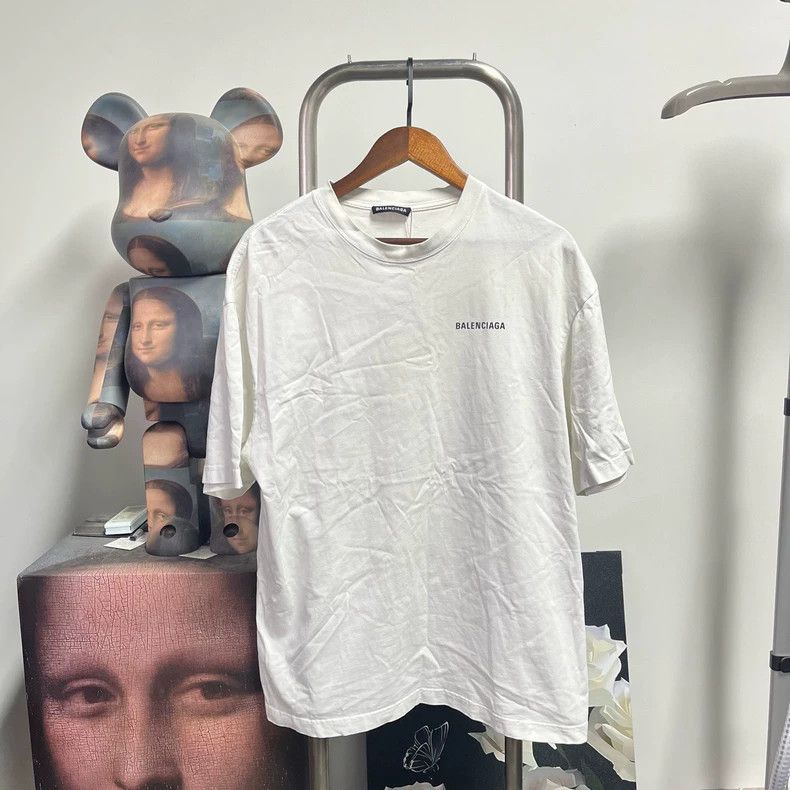 Balenciaga Balenciaga Back Logo Short Sleeve Tee - dmc Size US M / EU 48-50 / 2 - 1 Thumbnail