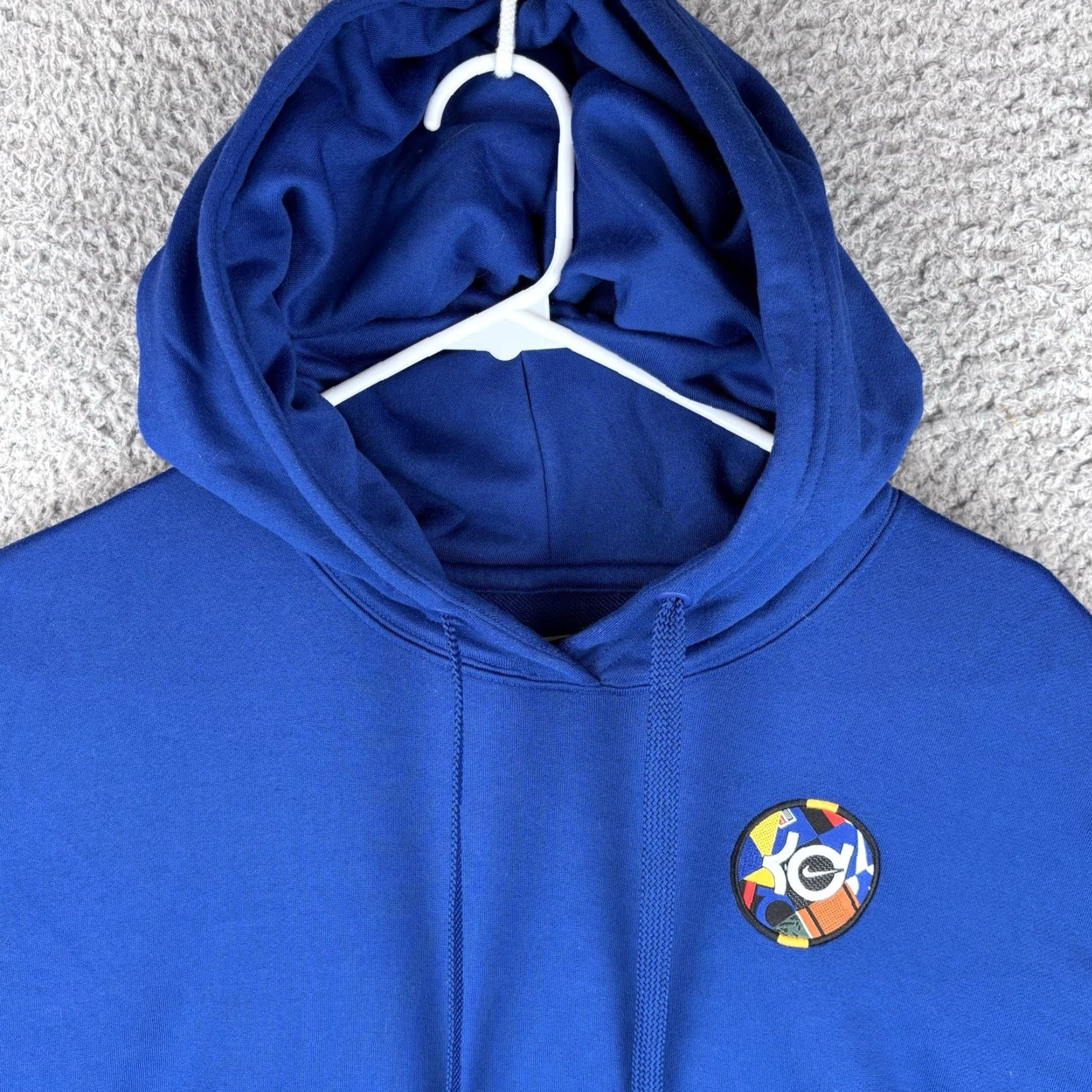 Nike Nike KD Kevin Durant Short Sleeve Hoodie Mens M Blue Basketball NBA Shirt Pullover Sports Size US M / EU 48-50 / 2 - 2 Thumbnail