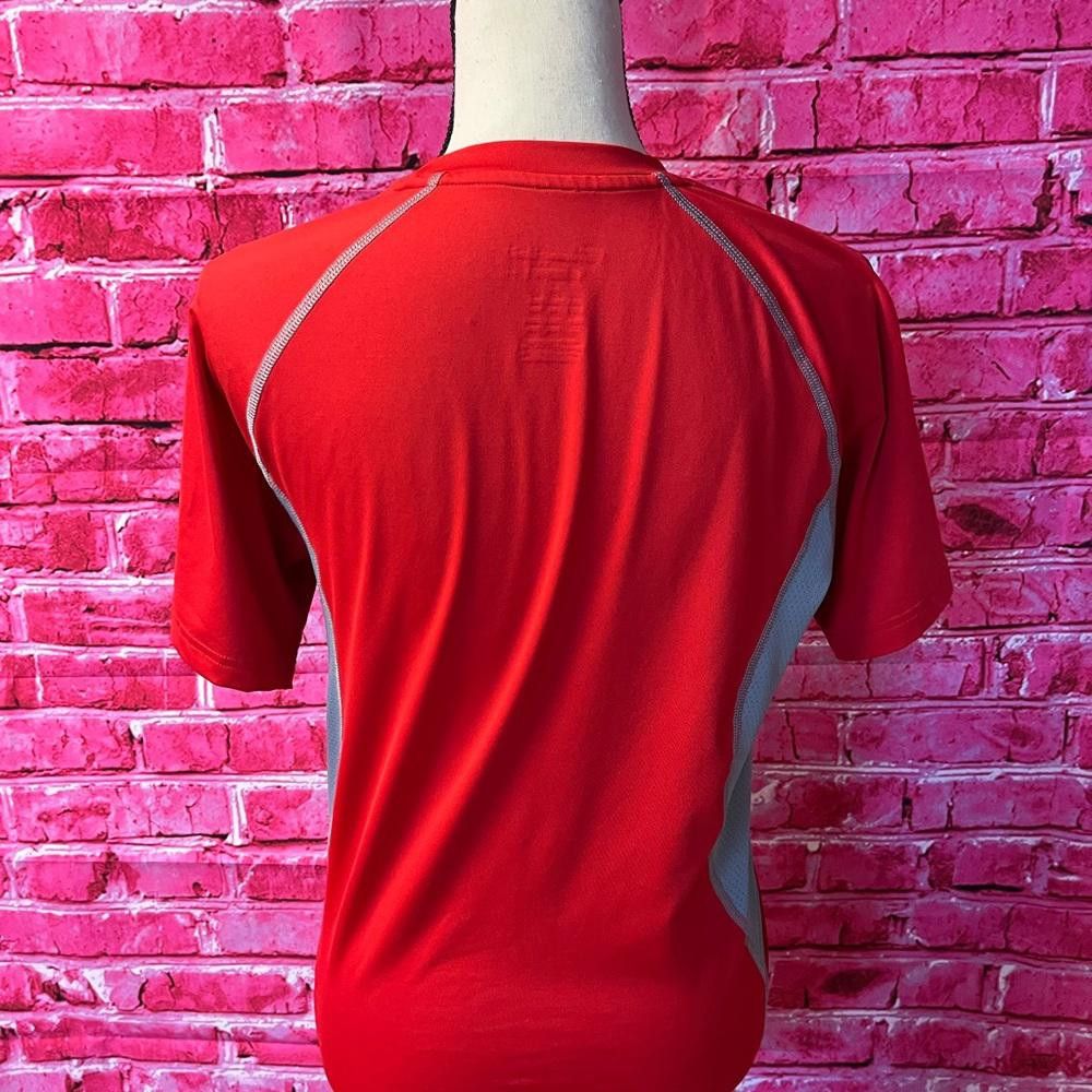 Champion Champion Powerflex Shirt Mens L Red w/ Gray Short Sleeve Size US L / EU 52-54 / 3 - 7 Thumbnail