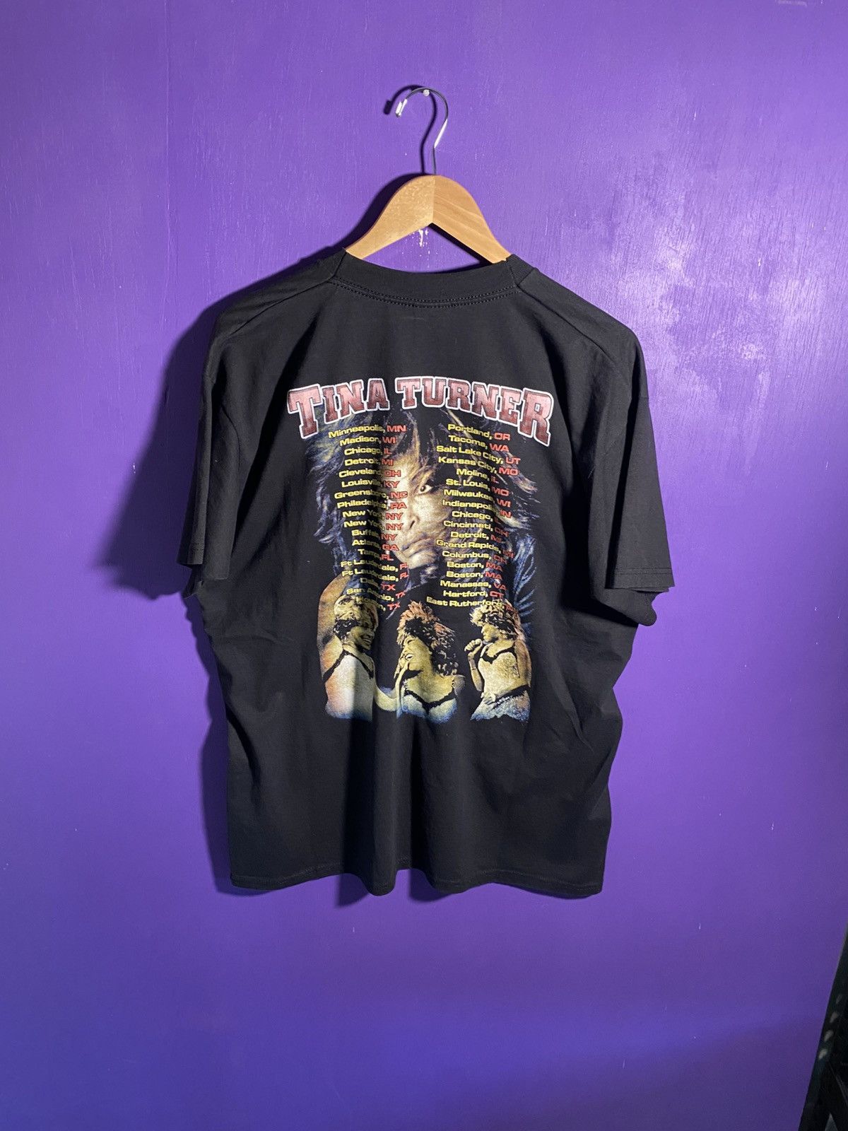 Rap Tees Vintage 90s Tina turner rap tee tour t-shirt Size US XL / EU 56 / 4 - 2 Thumbnail