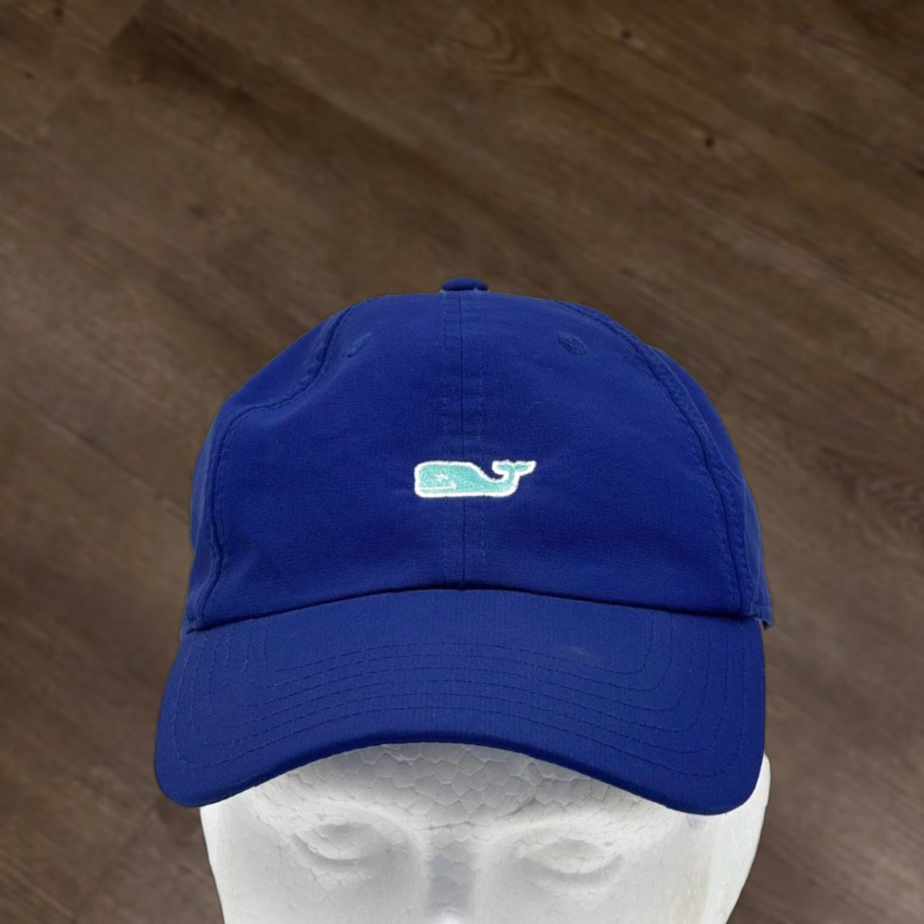 Vineyard Vines Vineyard Vines Hat Baseball Cap Unisex Adjustable Blue Green Whale Hook And Loop Size ONE SIZE - 1 Thumbnail