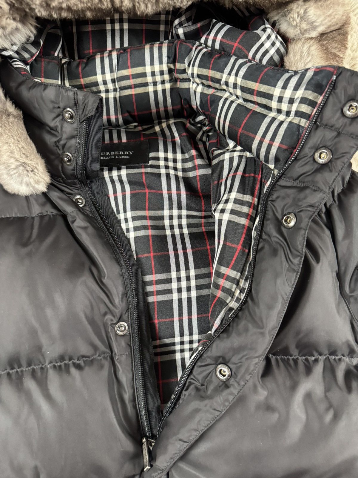 Burberry Japanese Burberry Black Label fur puffer (Japanese L) Size US L / EU 52-54 / 3 - 5 Thumbnail