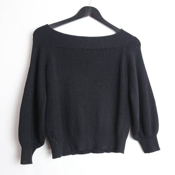 Anthropologie Moth Anthropologie Womens Dancer Off The Shoulder Sweater Size S / US 4 / IT 40 - 7 Thumbnail