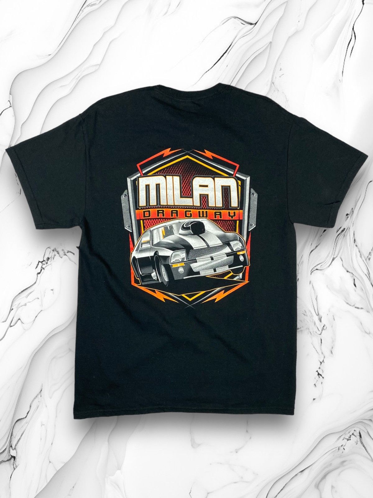 Formula 1 × Vintage Milan Drag Way Racing Crazy T Shirt Tee Size M Size US M / EU 48-50 / 2 - 1 Thumbnail