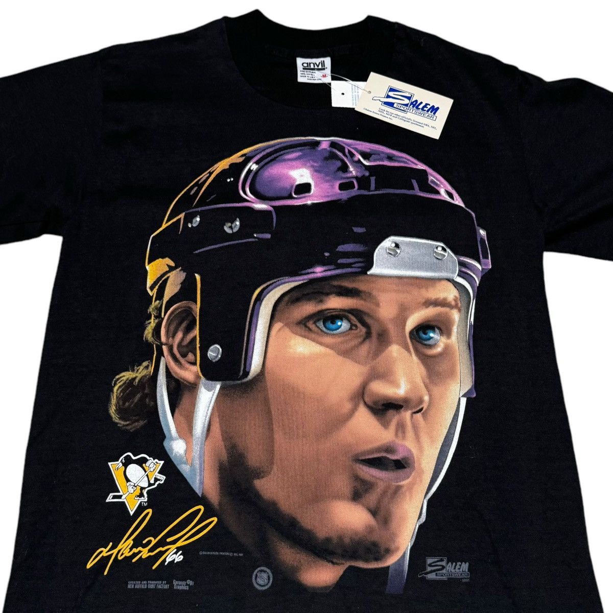 Anvil × Salem Sportswear Salem Sportswear Mario Lemieux Pittsburgh Penguins Adult M Size US M / EU 48-50 / 2 - 2 Thumbnail