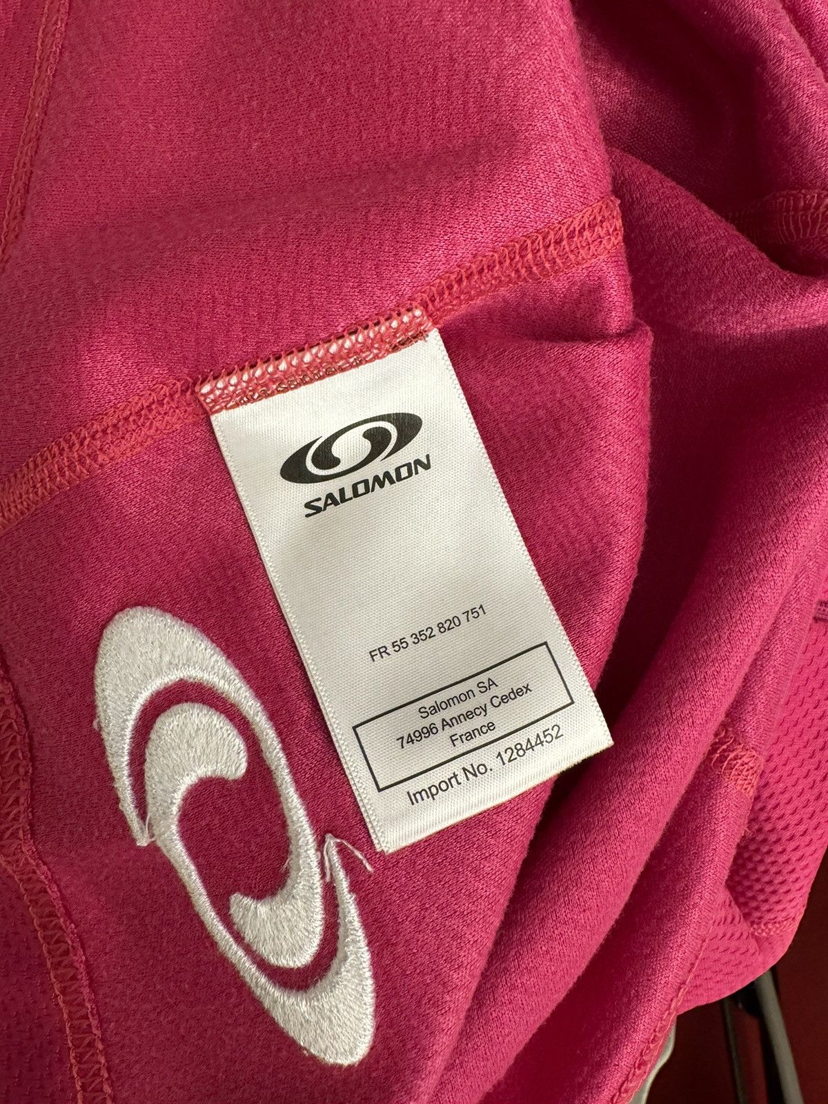 Salomon Salomon pink 1/4 zip fleece pullover trekking outdoor Size M / US 6-8 / IT 42-44 - 6 Thumbnail