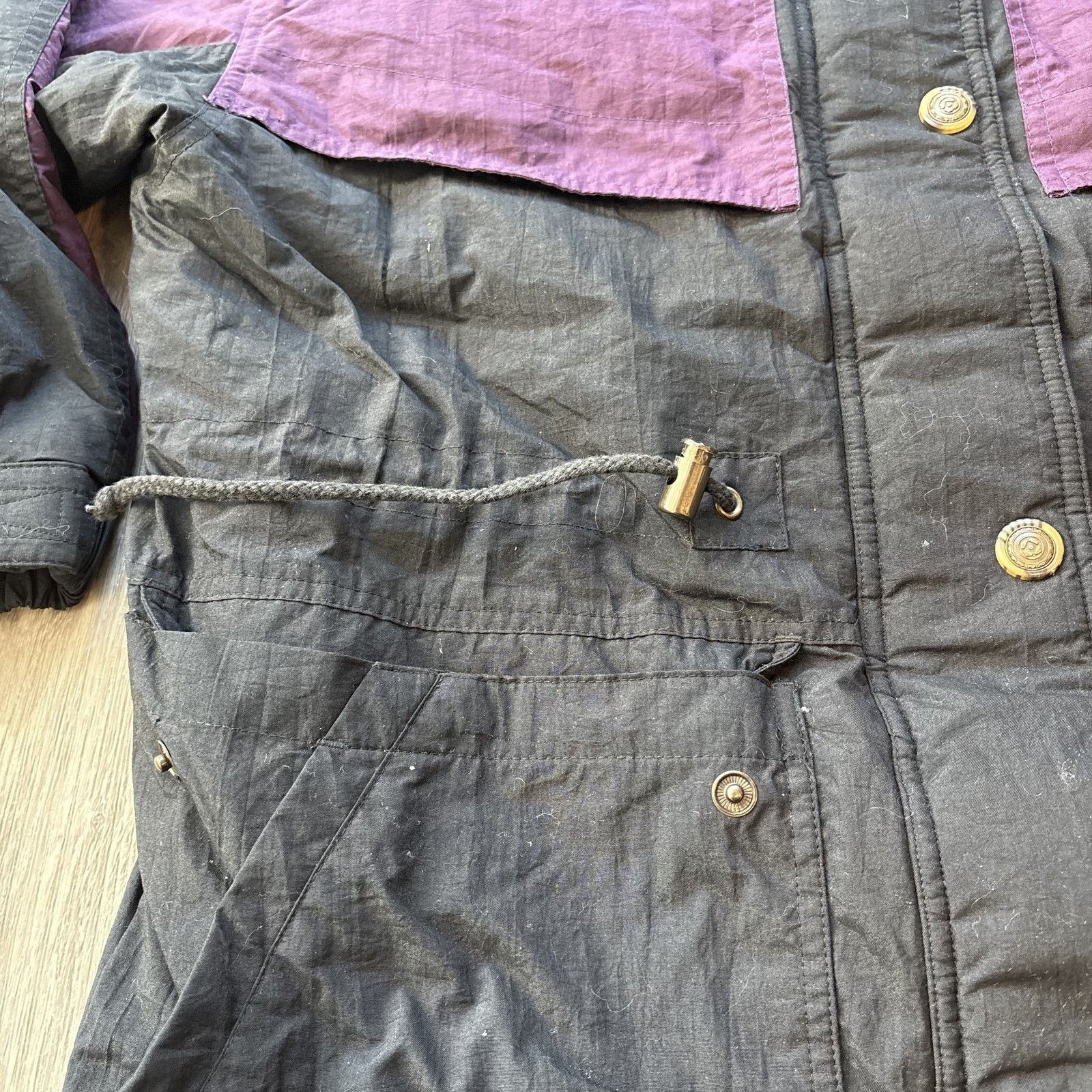 Pacific Trail Pacific Trail Womens Vintage 90s Ski Jacket Purple Black Size L / US 10 / IT 46 - 7 Thumbnail