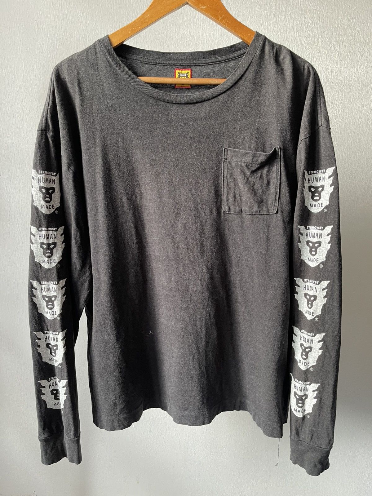 Human Made 2000s Faded Human Made Sleeve Logo A1 Size US L / EU 52-54 / 3 - 4 Thumbnail