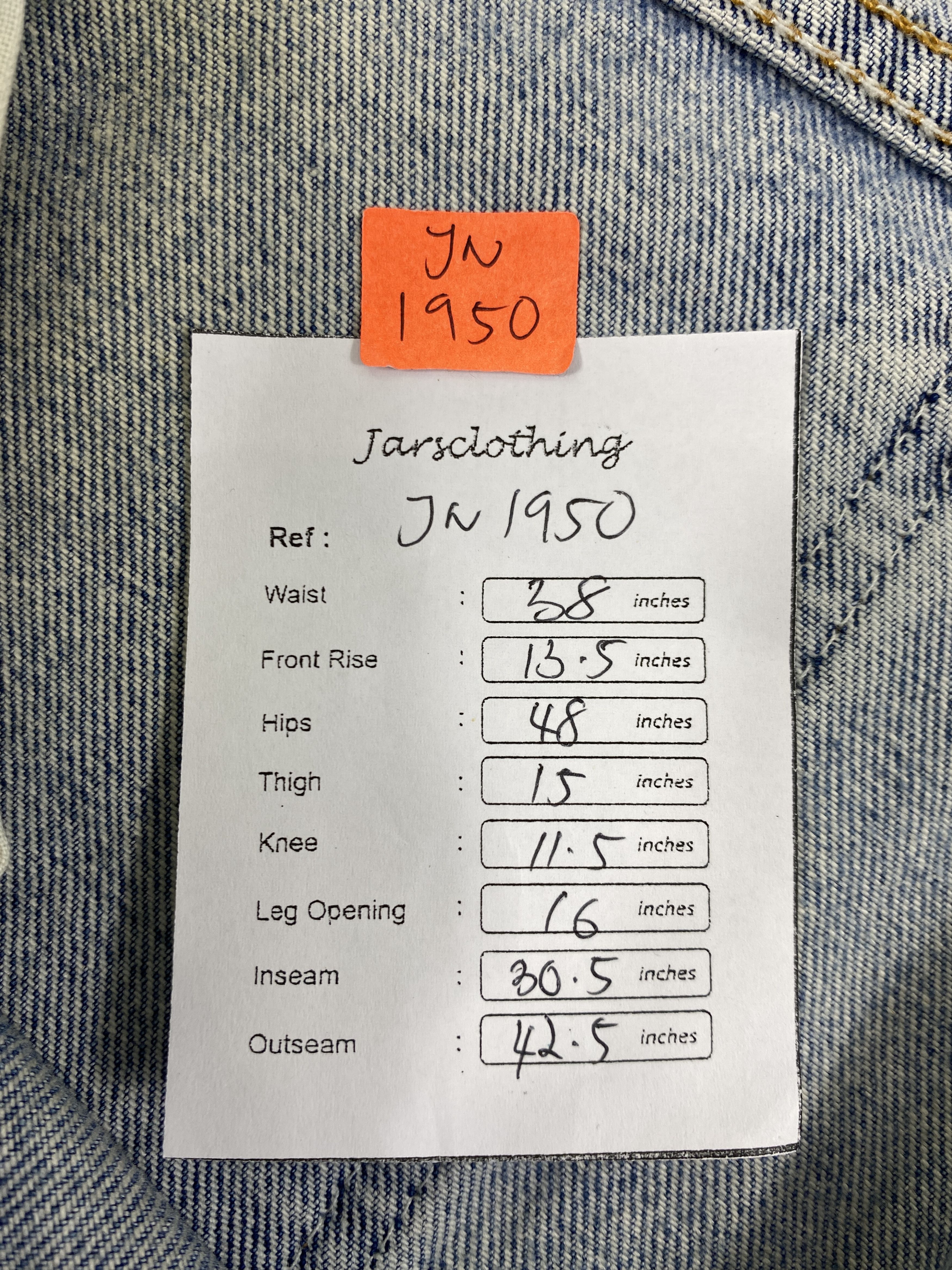 Levi's Light Blue Wash Vintage Levi's 560 38x30.5 Denim -JN1950 Size US 38 / EU 54 - 8 Thumbnail