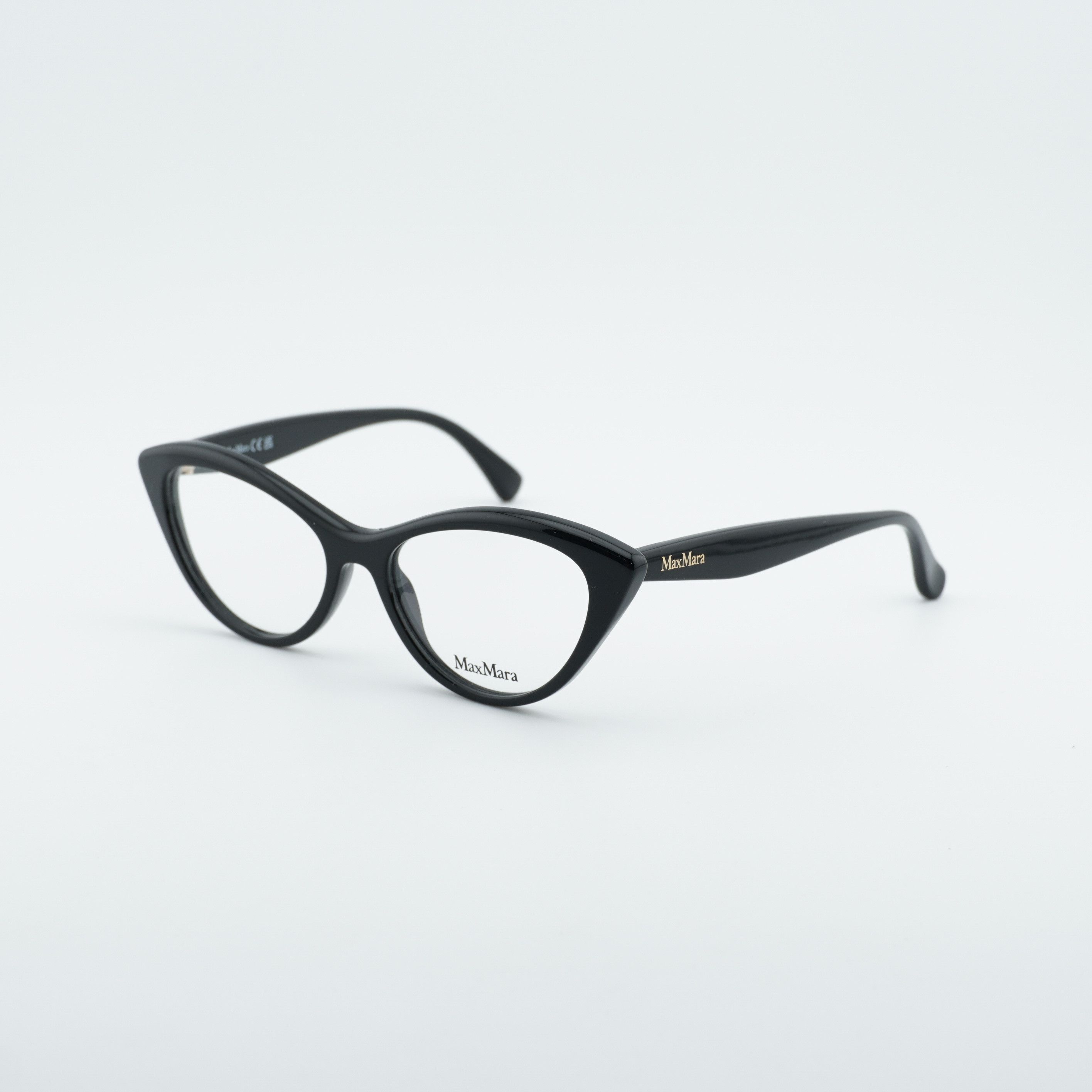 Max Mara Max Mara MM5083 001 Eyeglasses Black 53mm Cat Eye Frame Size ONE SIZE - 1 Thumbnail