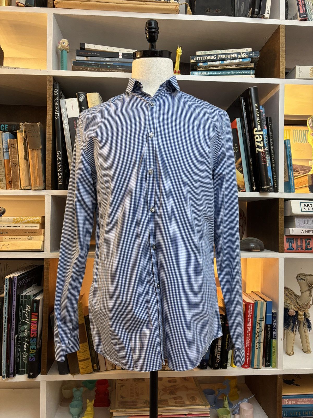 Paul Smith Paul smith Blue gingham dress shirt Size US S / EU 44-46 / 1 - 1 Thumbnail