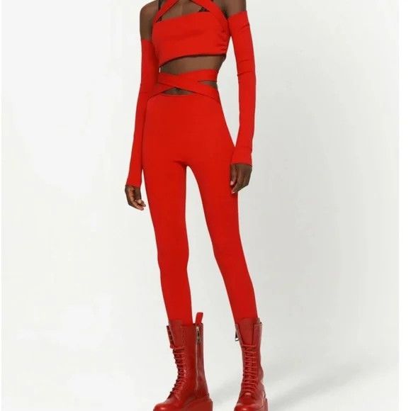 Dolce & Gabbana Dolce & Gabbana cut-out leggings - NEW WITH TAGS Size 30" / US 8 / IT 44 - 12 Thumbnail