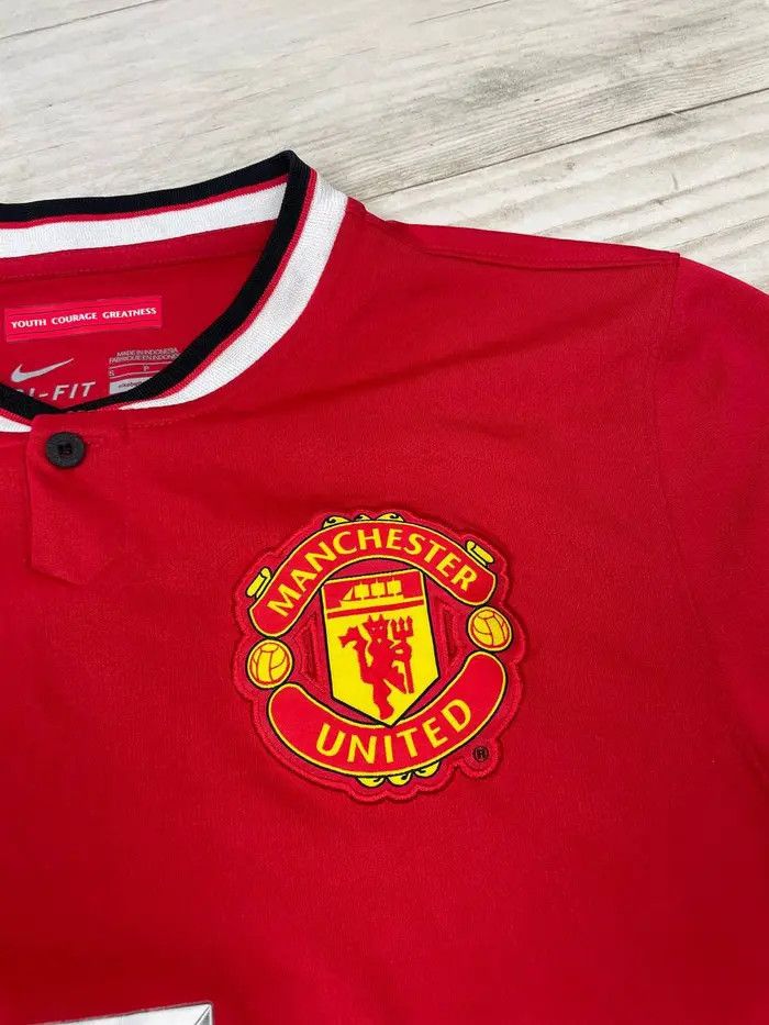 Nike Nike Manchester United 2014 2015 Home Shirt Soccer Jersey Size US S / EU 44-46 / 1 - 7 Thumbnail