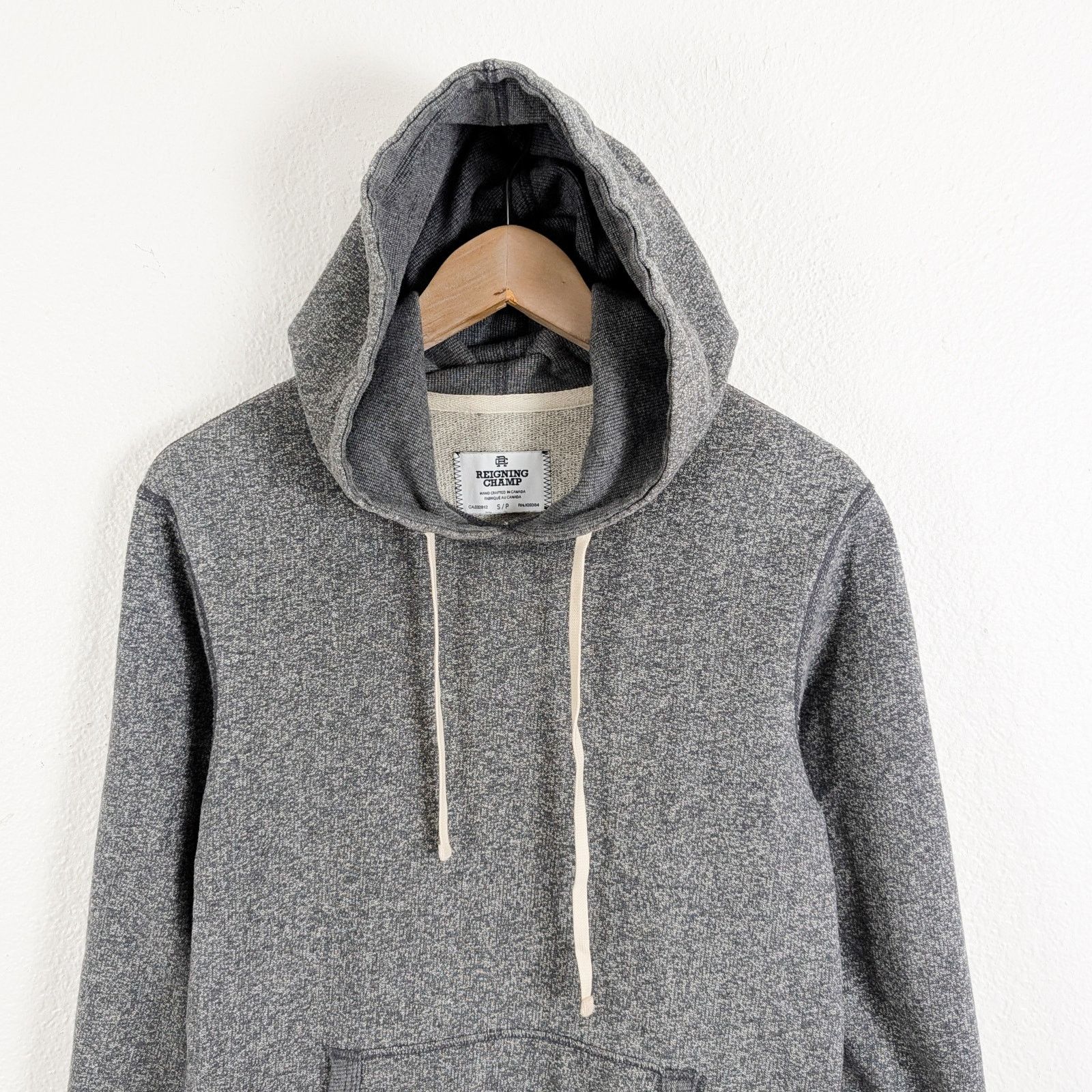 Reigning Champ Reigning Champ Small Midweight Terry Hoodie Heather Gray Size US S / EU 44-46 / 1 - 2 Thumbnail