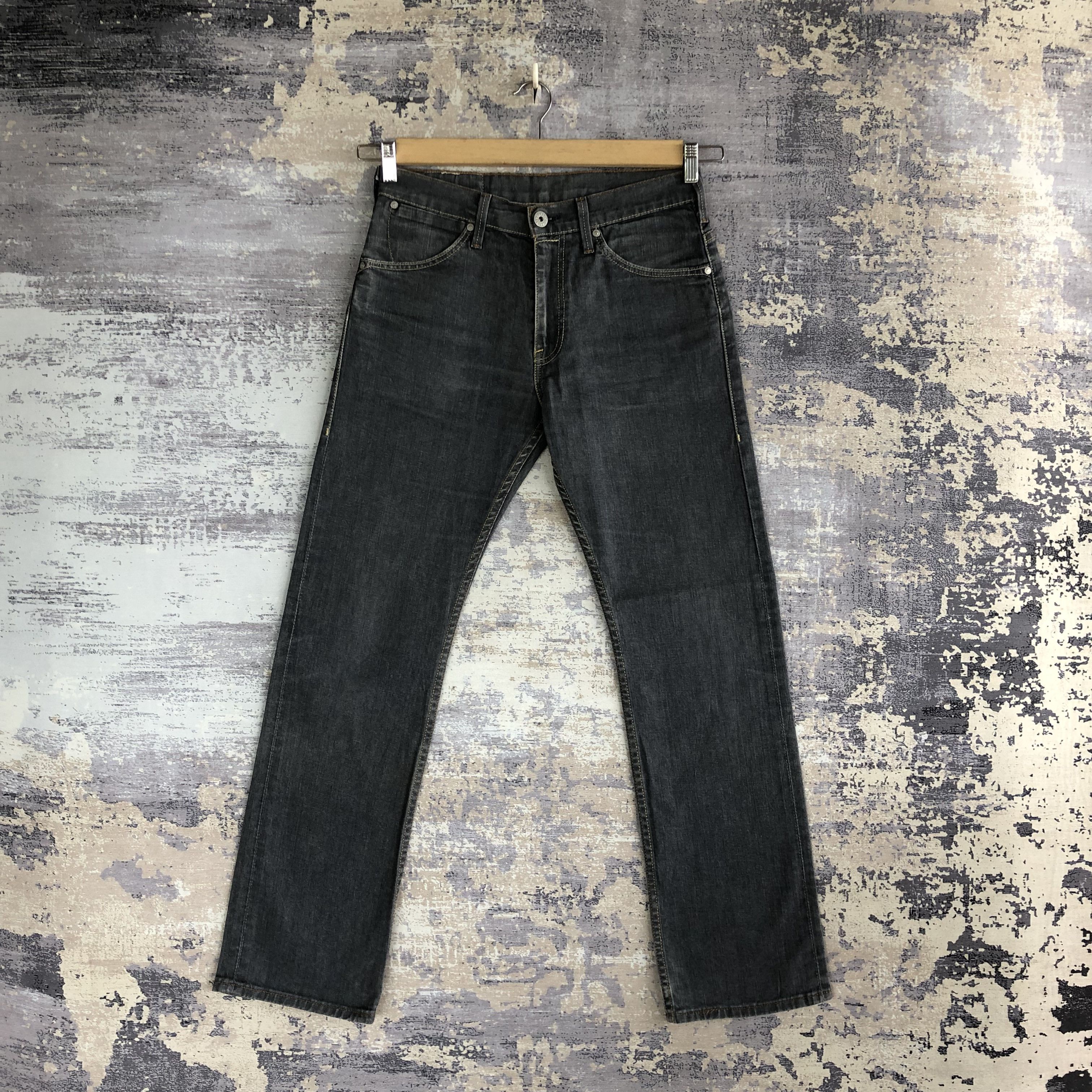 Levi's Vintage Levis Faded Black Jeans Levi's Splatter Paint Denim Size US 30 / EU 46 - 1 Thumbnail