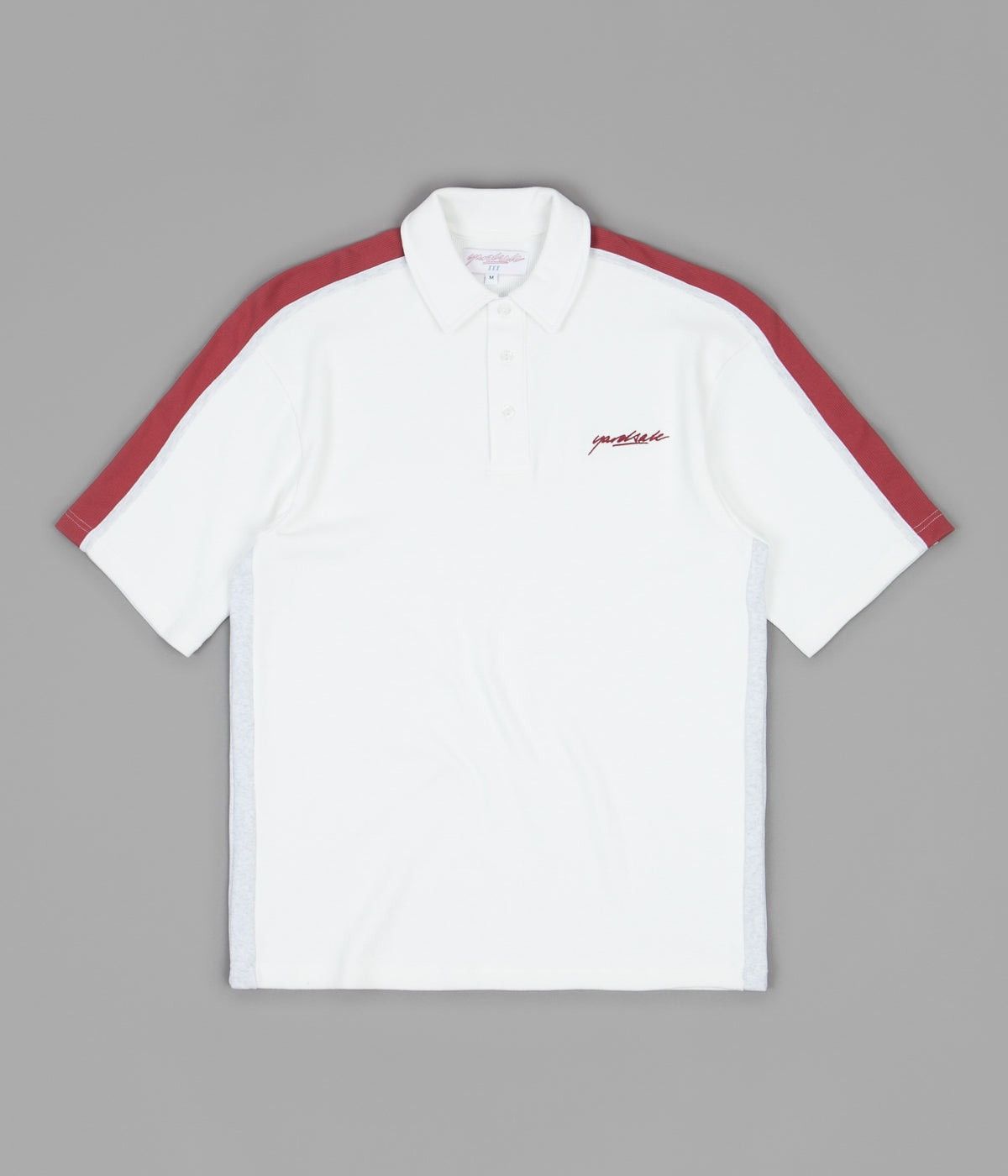 YARDSALE Yardsale V-Neck Polo Shirt White size XL Size US XL / EU 56 / 4 - 3 Thumbnail