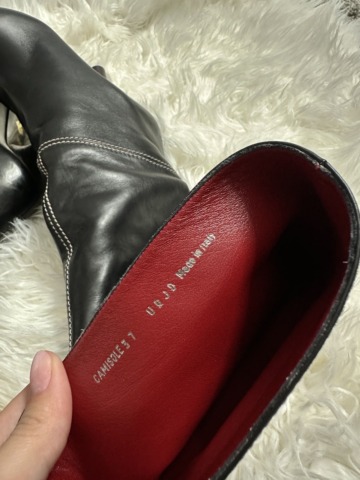 Bally Bally Black Leather High Heel Knee Boots Size: EU 37 Size US 6 / IT 36 - 12 Thumbnail