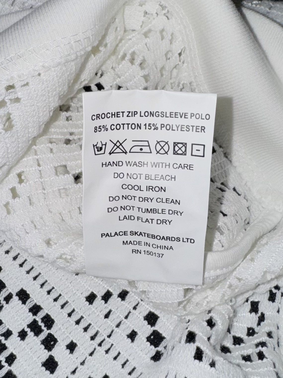 Palace Palace Crochet Zip Longsleeve Polo Size US M / EU 48-50 / 2 - 6 Thumbnail