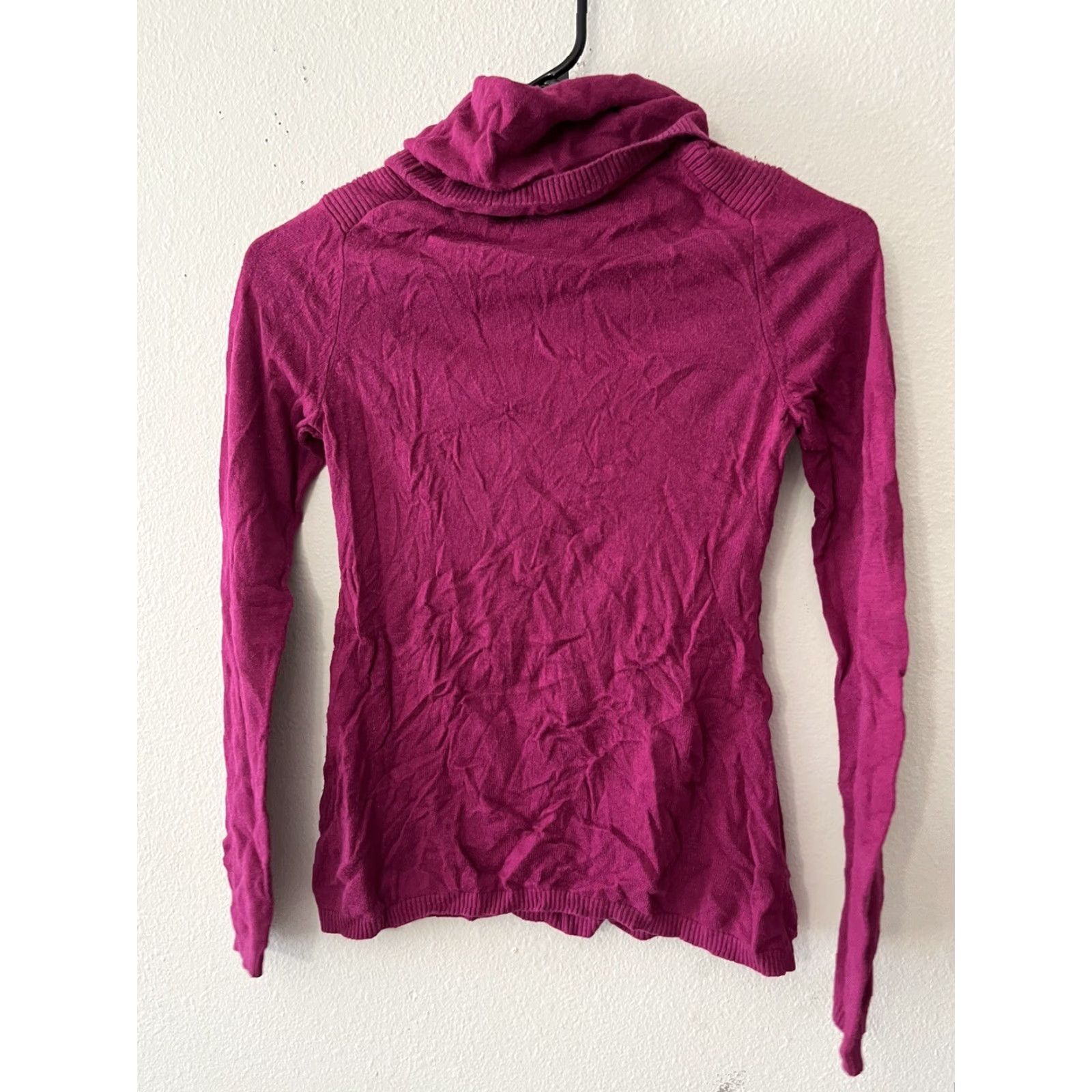 Banana Republic Banana Republic Pink Turtleneck Cotton Sweater Women XS - VGUC Pullover Knits Size XS / US 0-2 / IT 36-38 - 2 Thumbnail