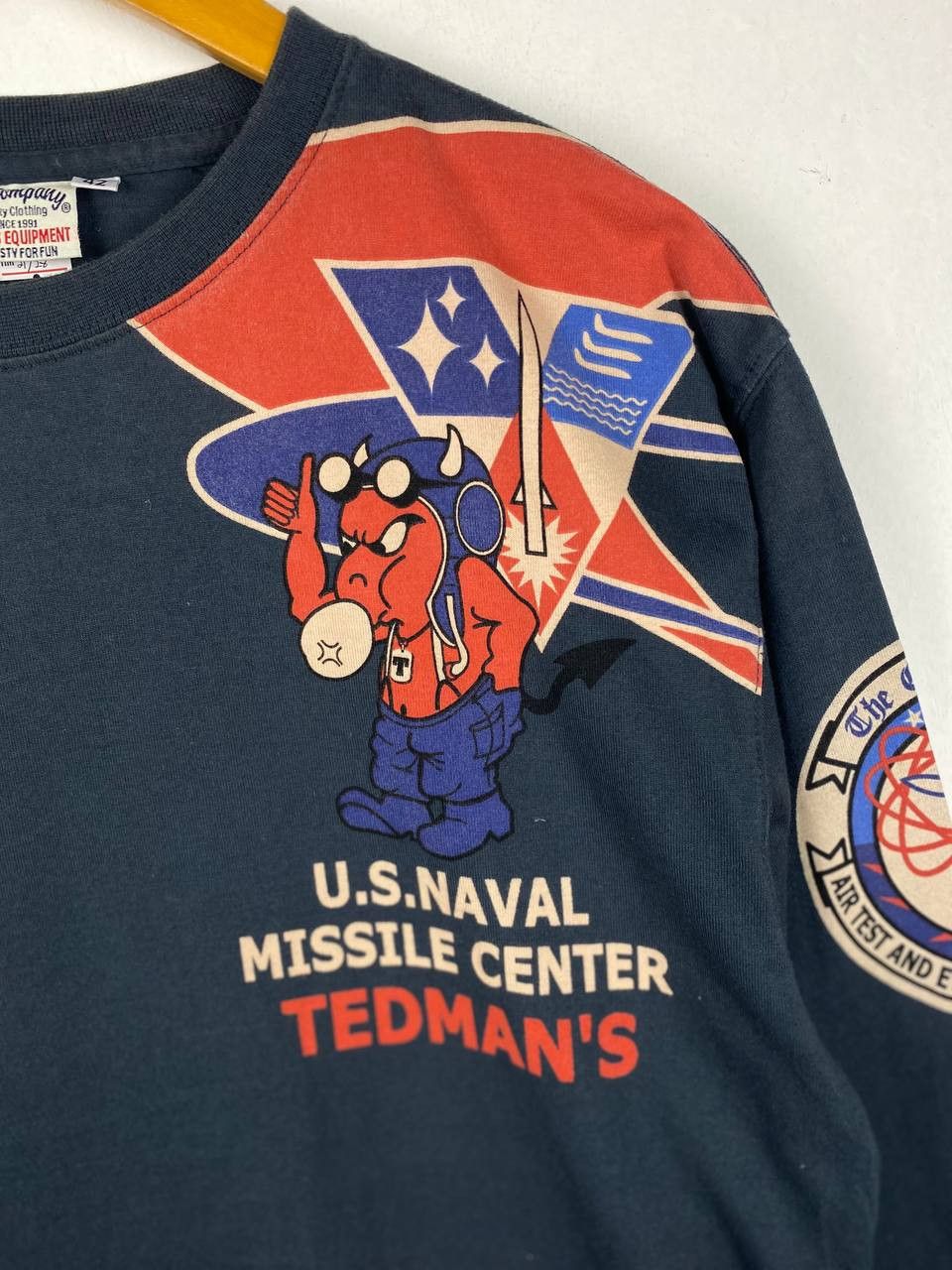 Tedman ted company us naval tee very nice design Size US M / EU 48-50 / 2 - 3 Thumbnail
