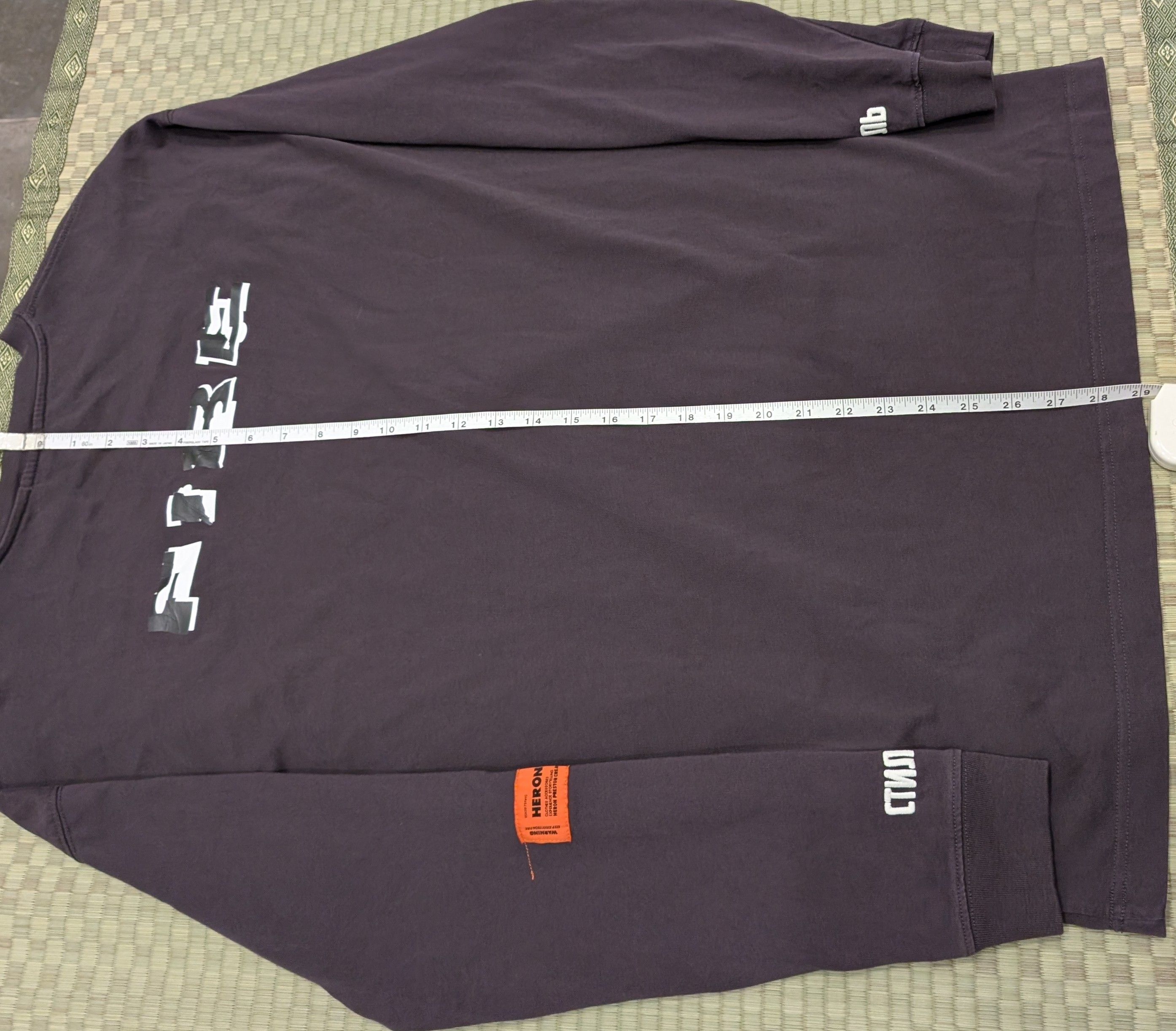 Heron Preston Heron Preston Fire Long Sleeve T-shirt Made in Portugal Size US S / EU 44-46 / 1 - 8 Thumbnail