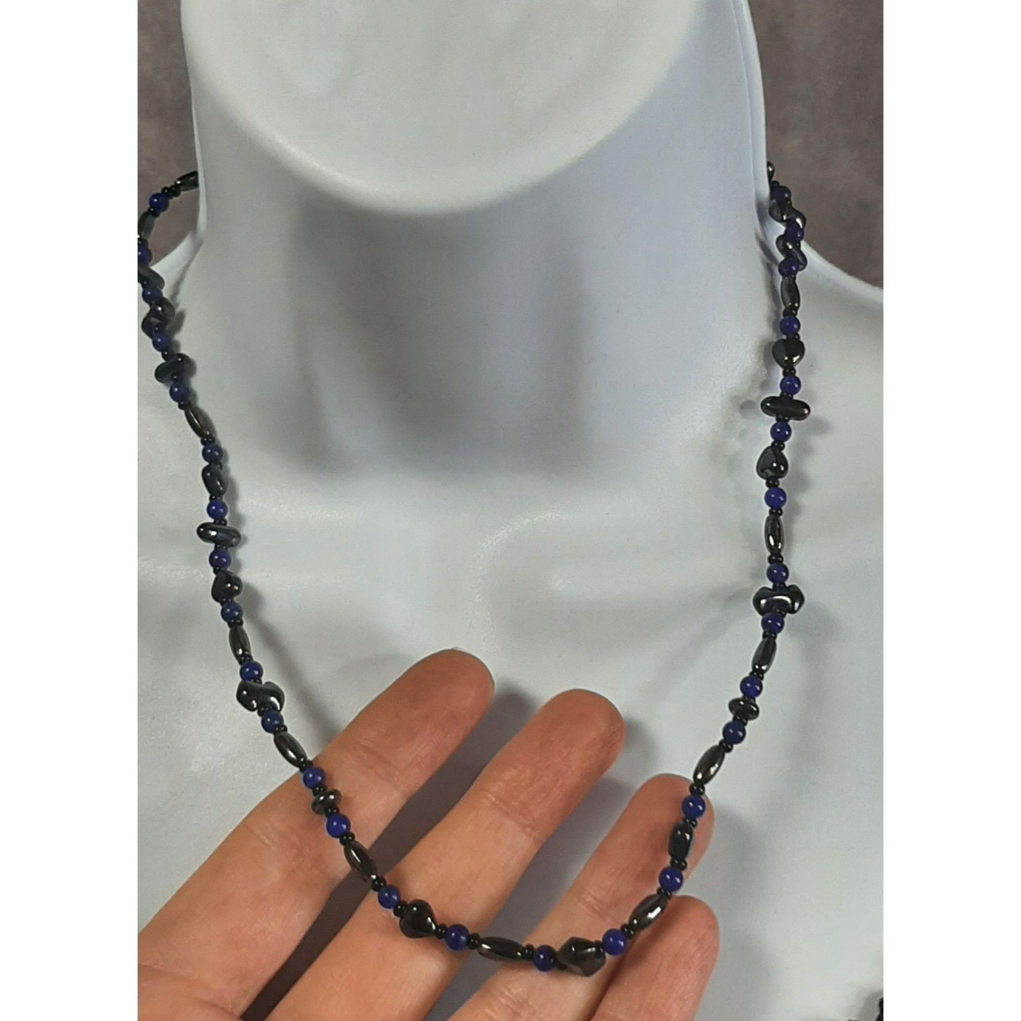 Other Casual Black And Blue Beaded Necklace Size ONE SIZE - 3 Thumbnail