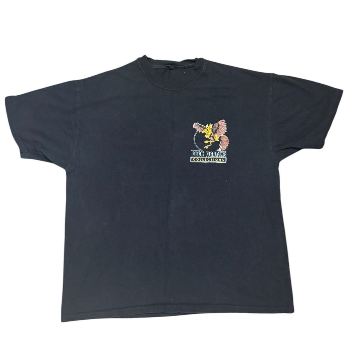 Vintage Vintage Y2K Hawaii Cock Fighting Club Tee XL cut tag Black Size US XL / EU 56 / 4 - 2 Thumbnail