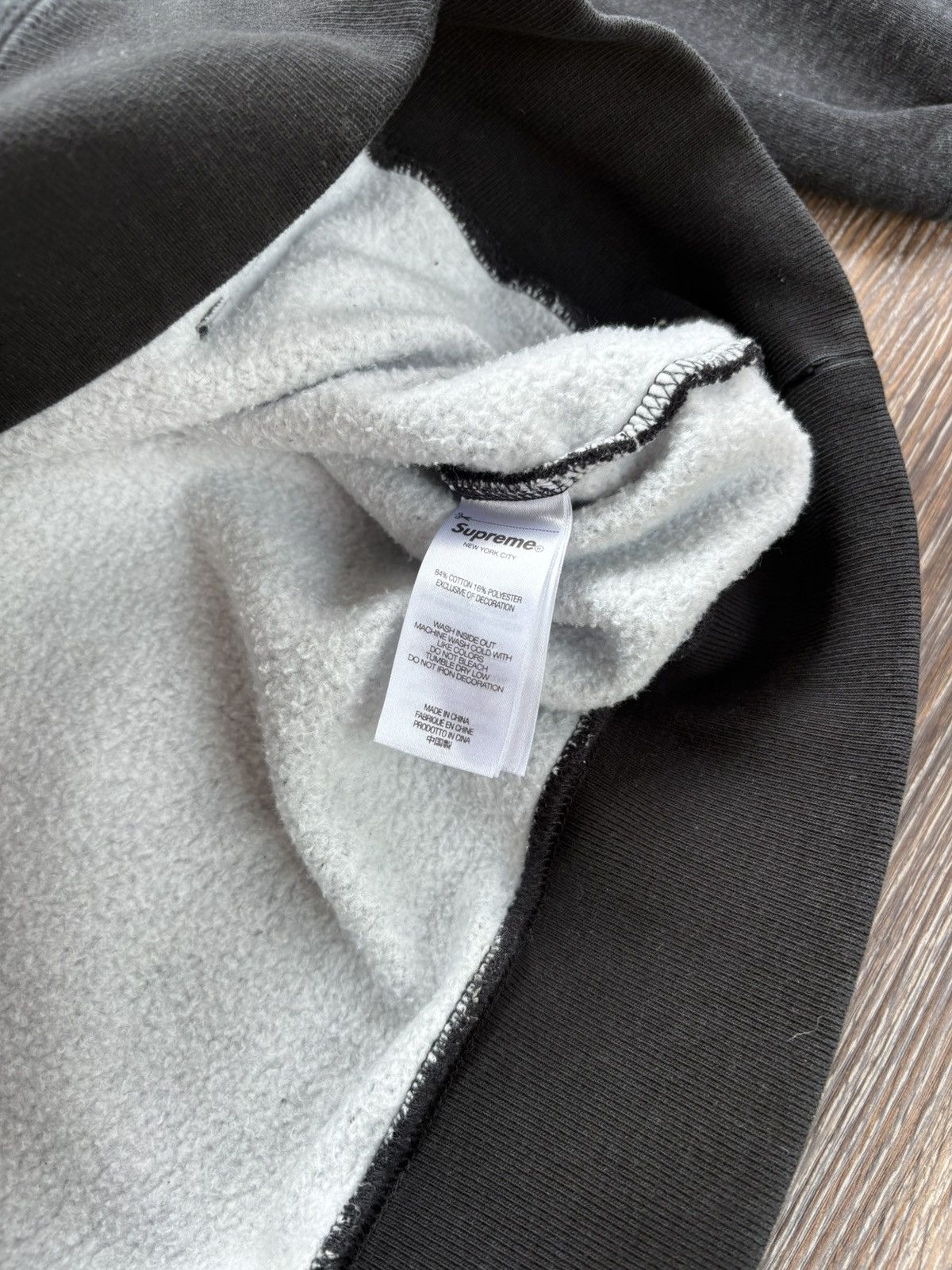 Supreme Supreme Jacquard Stripe Hoodie SS24 Black Size US M / EU 48-50 / 2 - 6 Thumbnail