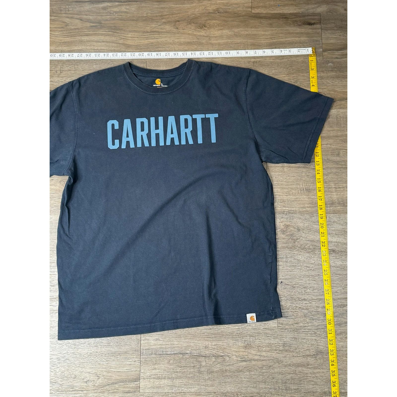 Carhartt Carhartt Blue Graphic Spell Out T-Shirt, Large, Original Fit Size US L / EU 52-54 / 3 - 6 Thumbnail