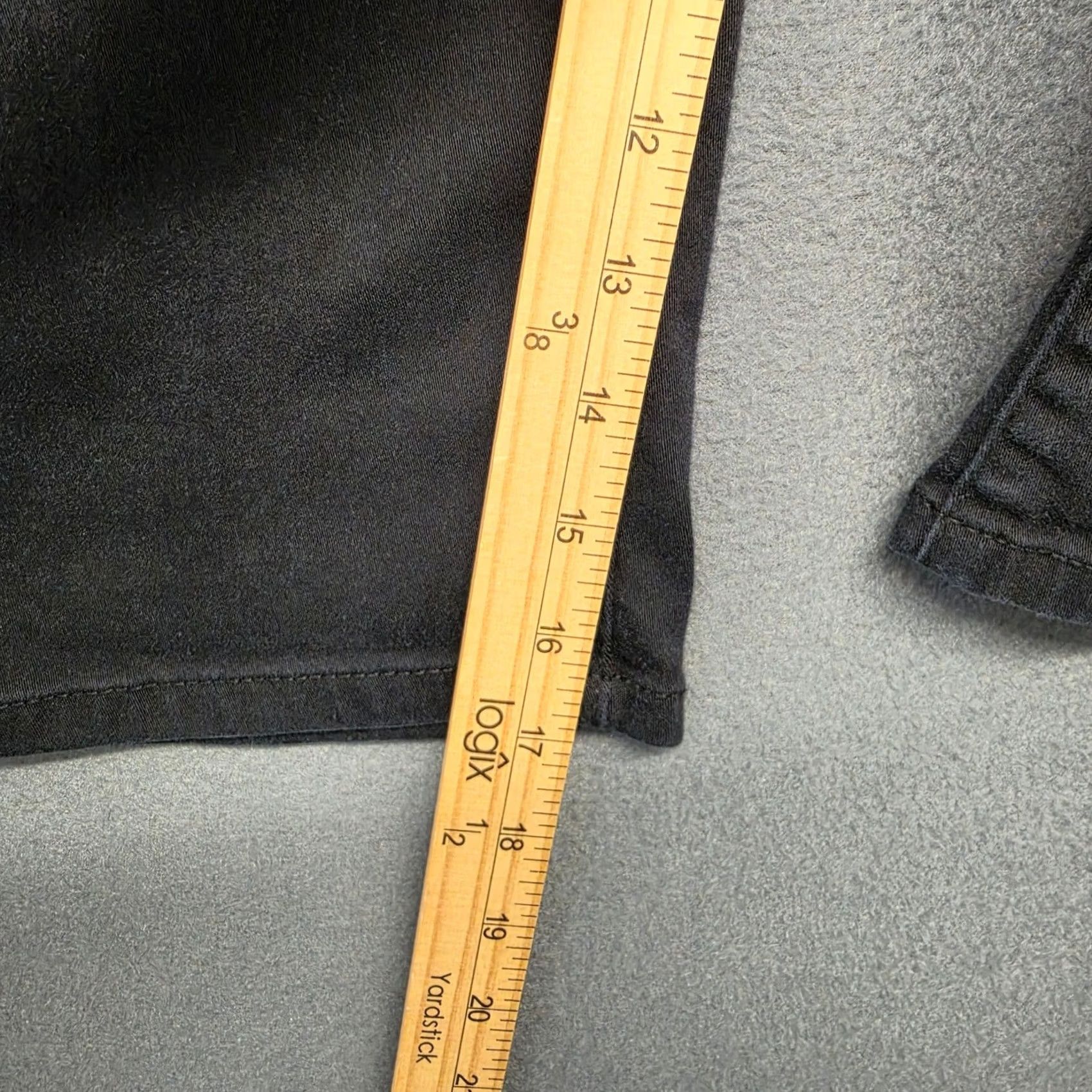 Vintage Lane Bryant Pants Womens 20 Black High Rise Pedal Stretch Flex Magic Waistband Cropped Womens Plus Magics Waistband Black 20 Womens Size 42" / US 20 - 7 Thumbnail