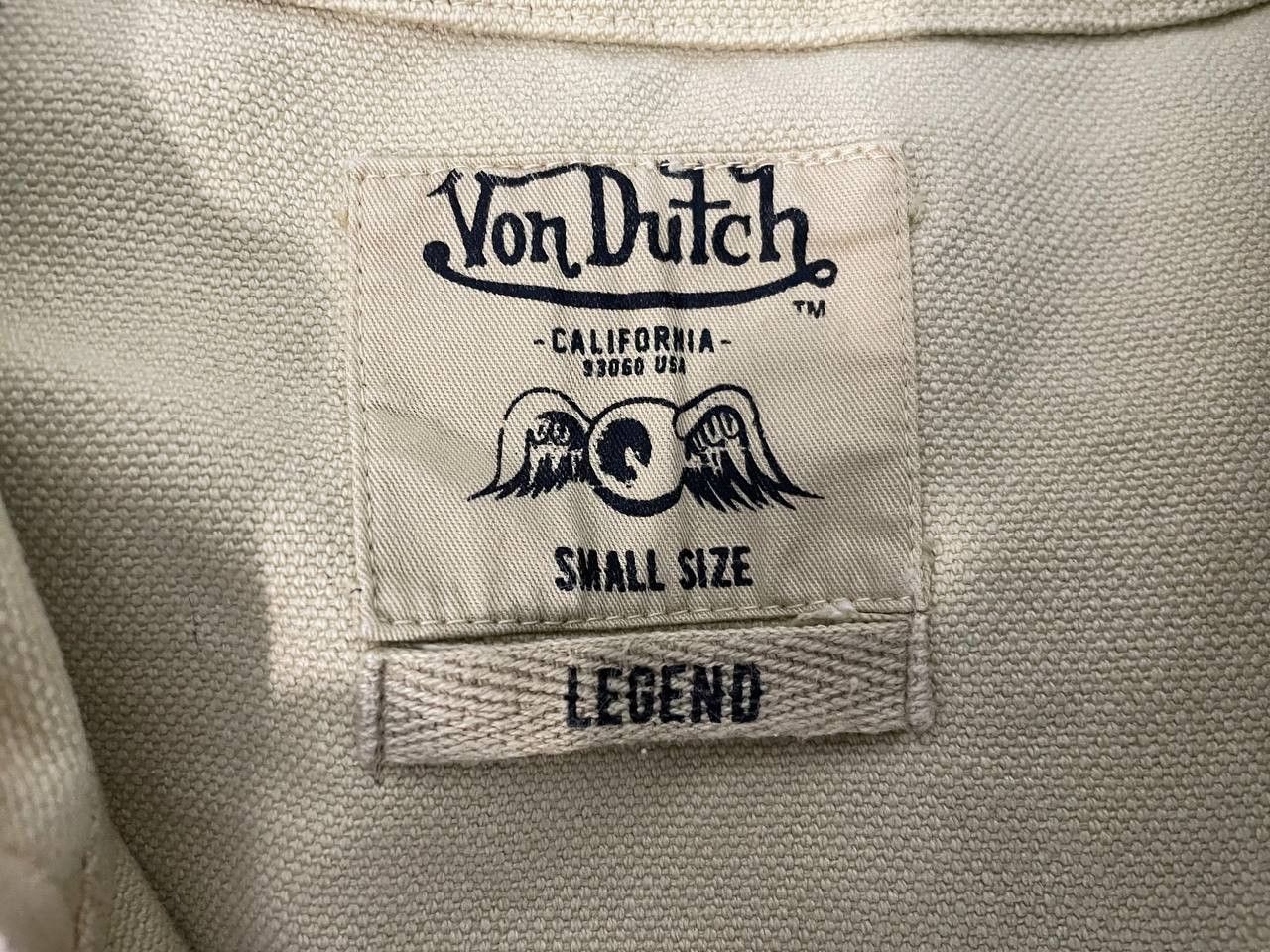 Von Dutch Von Dutch Natural Vintage Cotton Vest Size US S / EU 44-46 / 1 - 3 Thumbnail