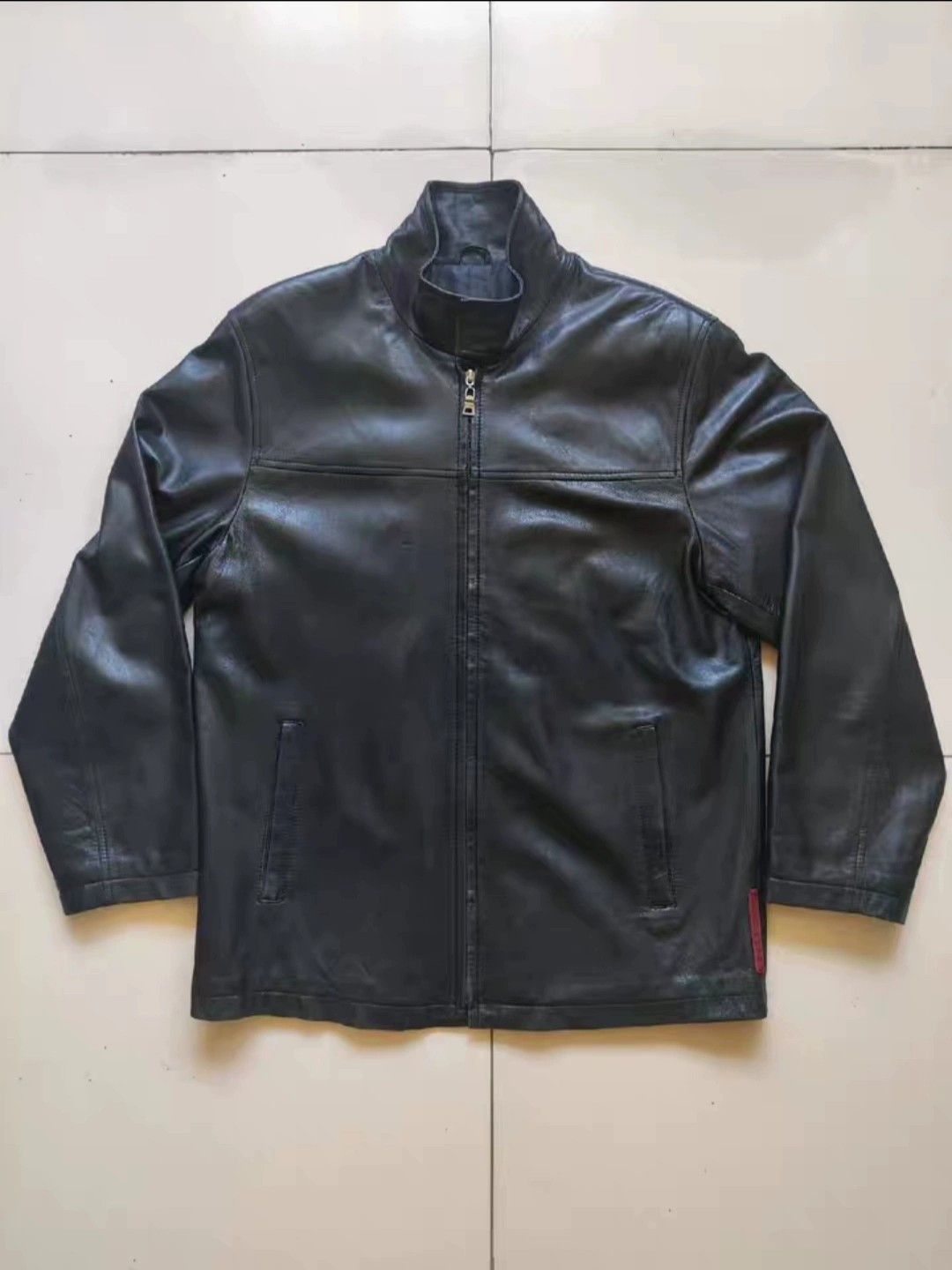 Prada Prada leather jacket archive street wear old money 00s 90s