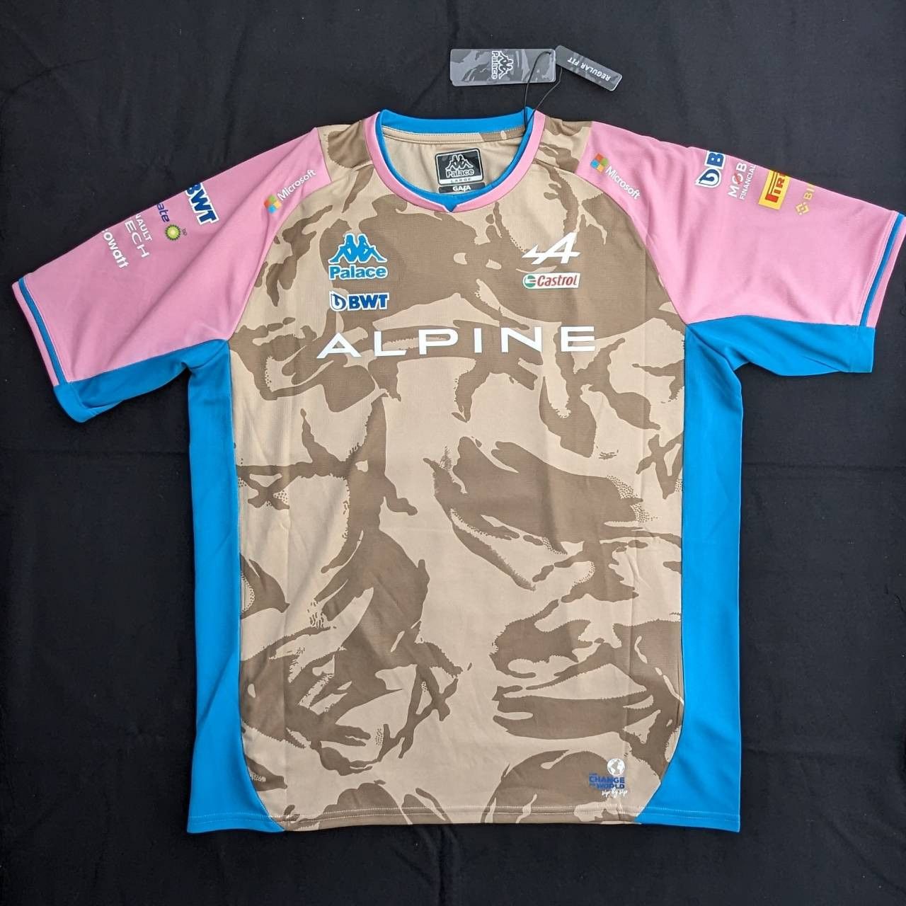 image of Kappa For Alpine Driver Jersey in Desert Camo, Men's (Size Large)