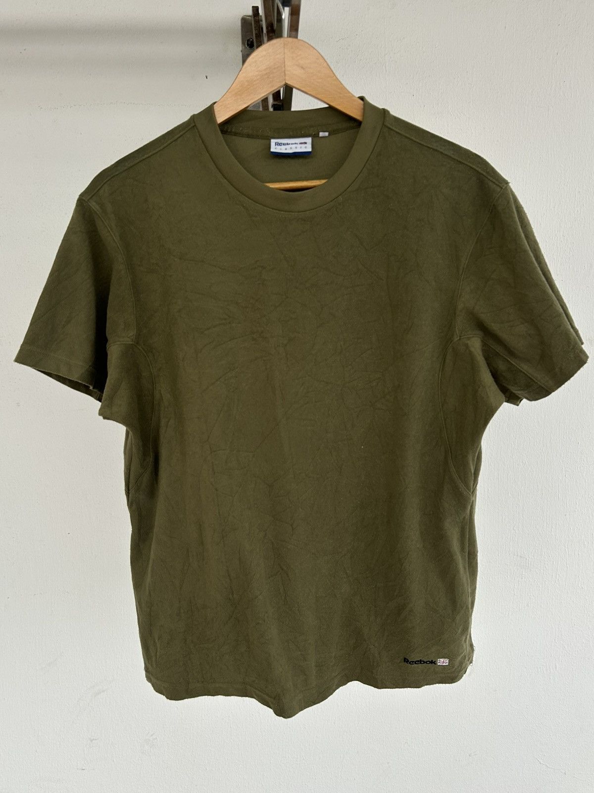 Reebok Reebok Olive Tee Size US L / EU 52-54 / 3 - 1 Thumbnail