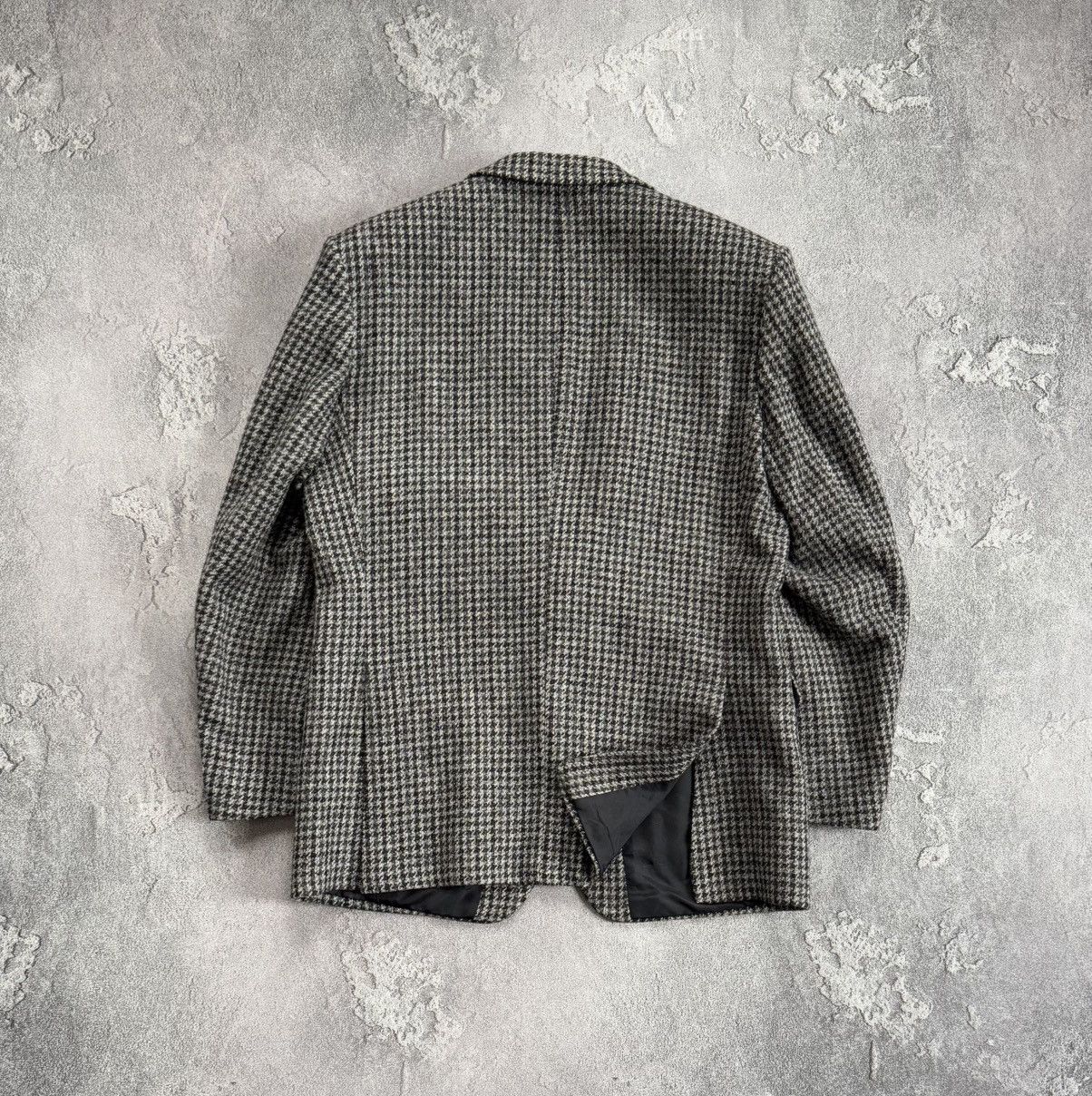 Harris Tweed × Vintage Harris Tweed M button up blazer jacket checkered wool Size 42S - 13 Thumbnail