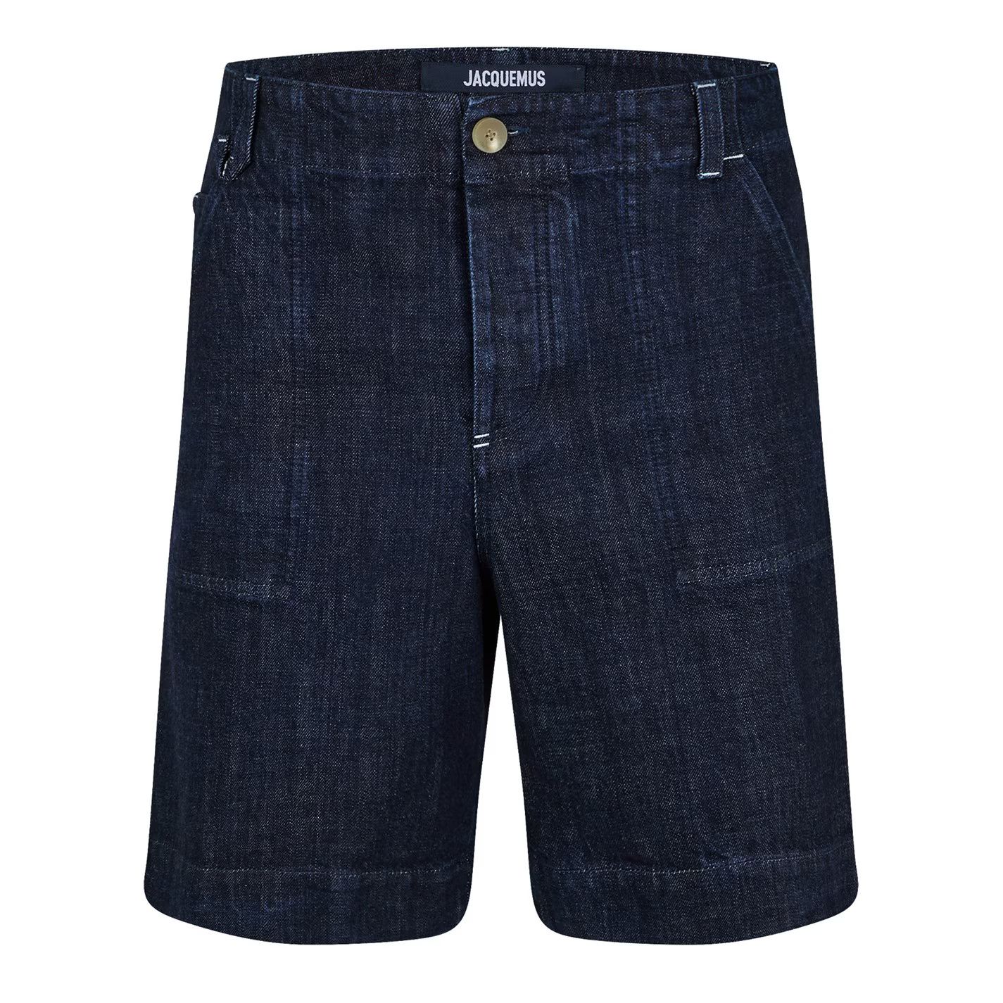 Jacquemus o1g2r1mq0426 Le Short De-Nimes Shorts in Dark Navy Size US 30 / EU 46 - 1 Thumbnail