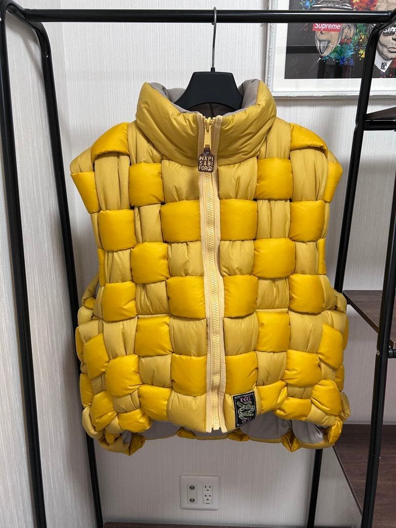 Kapital Kapital Weaving Vest Yellow Size US M / EU 48-50 / 2 - 1 Thumbnail
