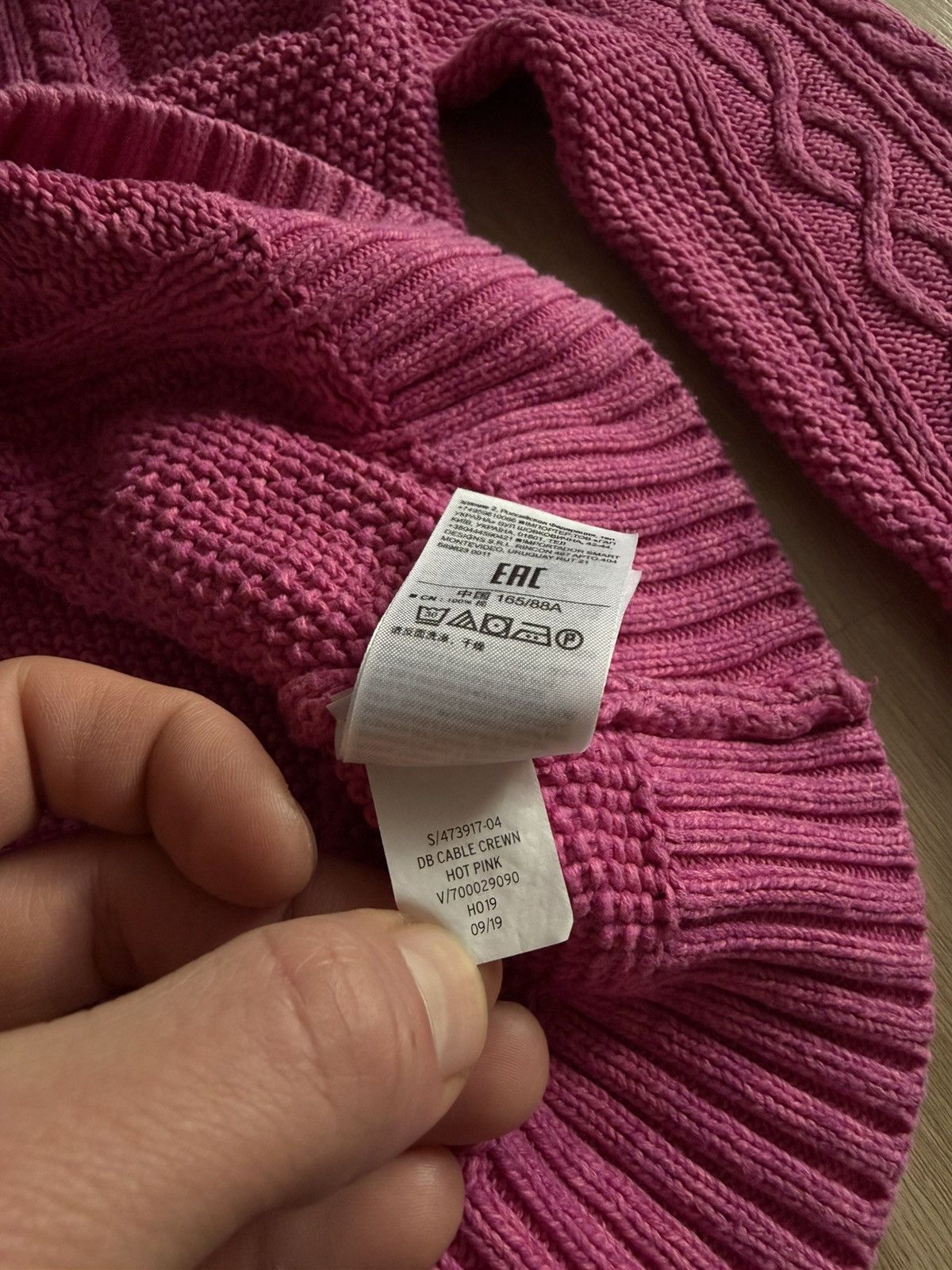 Gap Vintage Gap DB Cable Crewn Sweater 00s Size S / US 4 / IT 40 - 9 Thumbnail