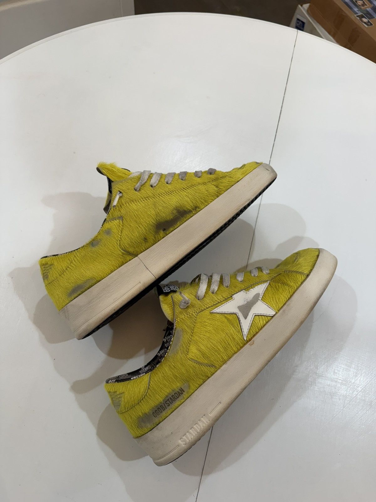 Golden Goose Golden Goose Stardan Yellow Pony Hair Size US 9.5 / EU 42-43 - 3 Thumbnail