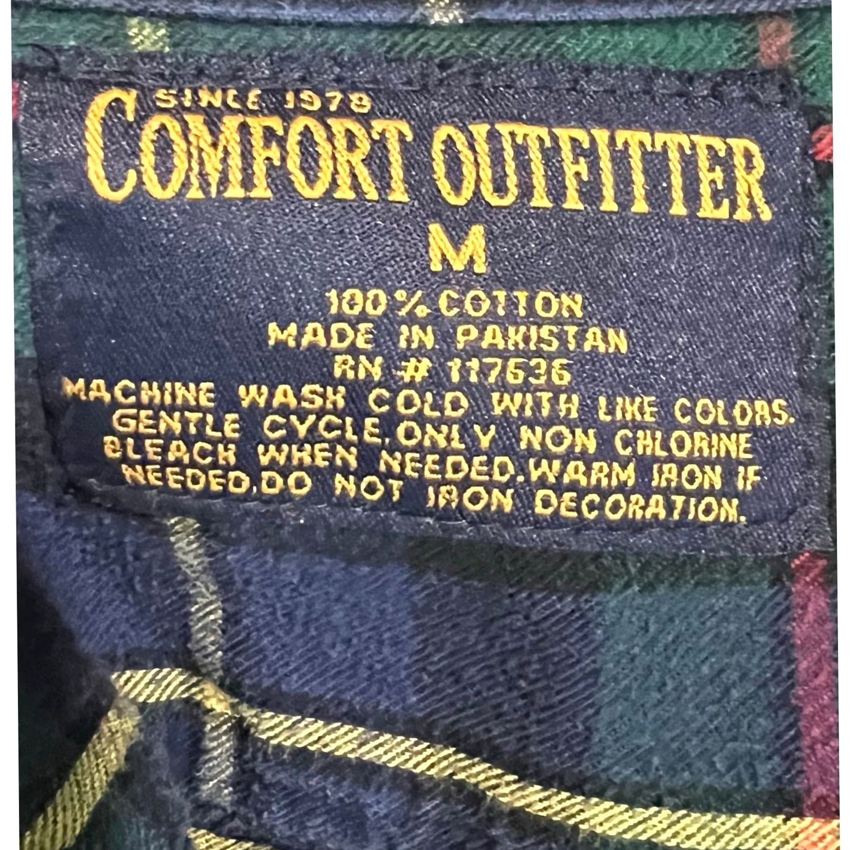 Vintage VINTAGE Shirt Men's Scotch Plaid Flannel Button Up Green Navy 90s Cotton M Mens Size US M / EU 48-50 / 2 - 5 Thumbnail