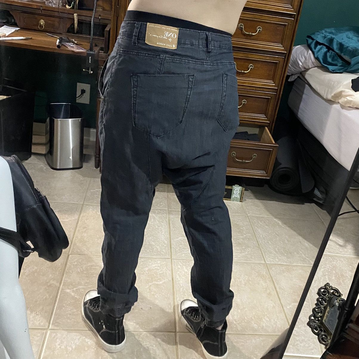One Teaspoon NWOT Harem Denim Pants Size 32" / US 10 / IT 46 - 4 Thumbnail
