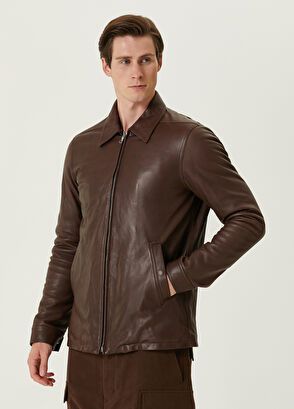 Rick Owens o1y0325 Leather Jacket in Brown Size US M / EU 48-50 / 2 - 4 Thumbnail